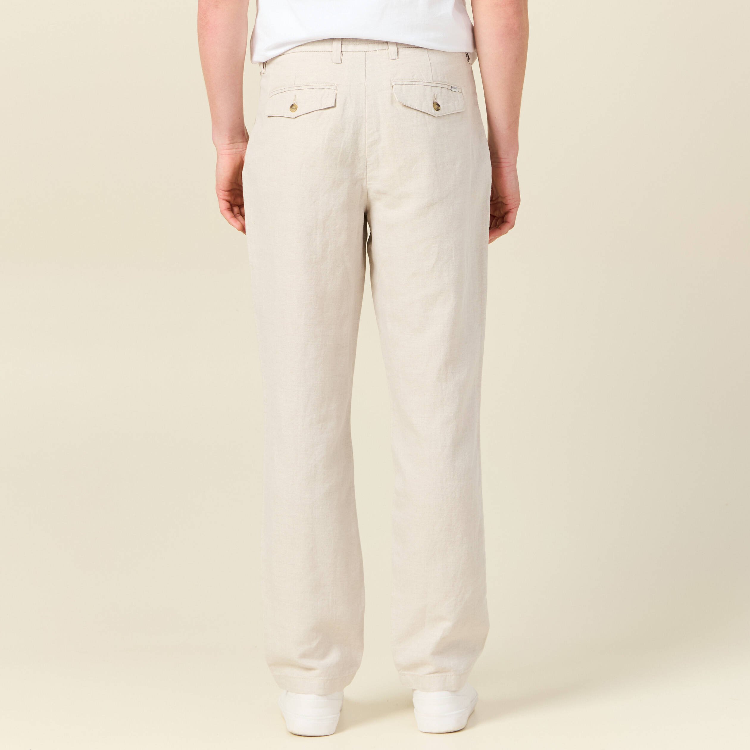 pantalon chino straight beige homme Pantalon chino straight beige homme