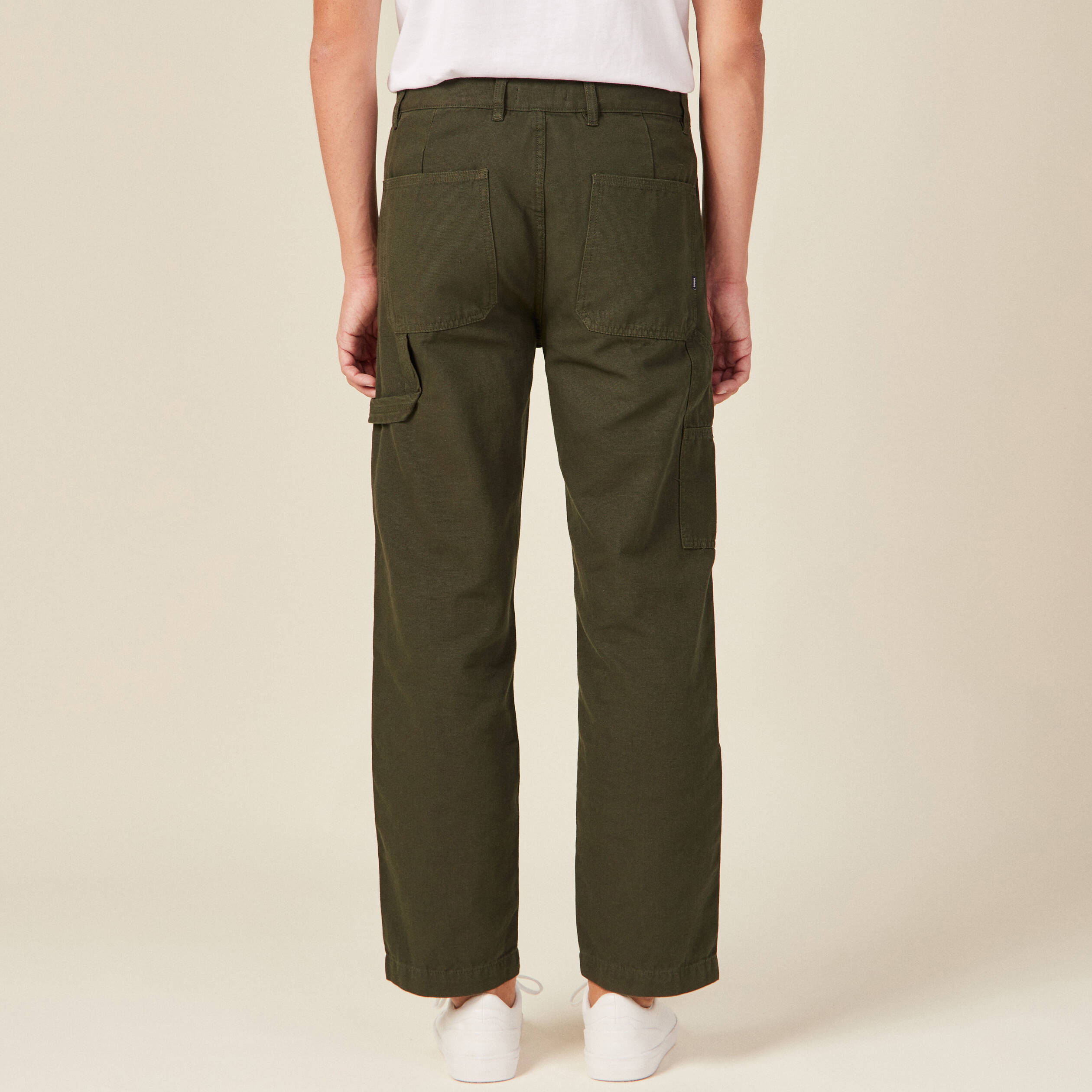Pantalon sales large kaki