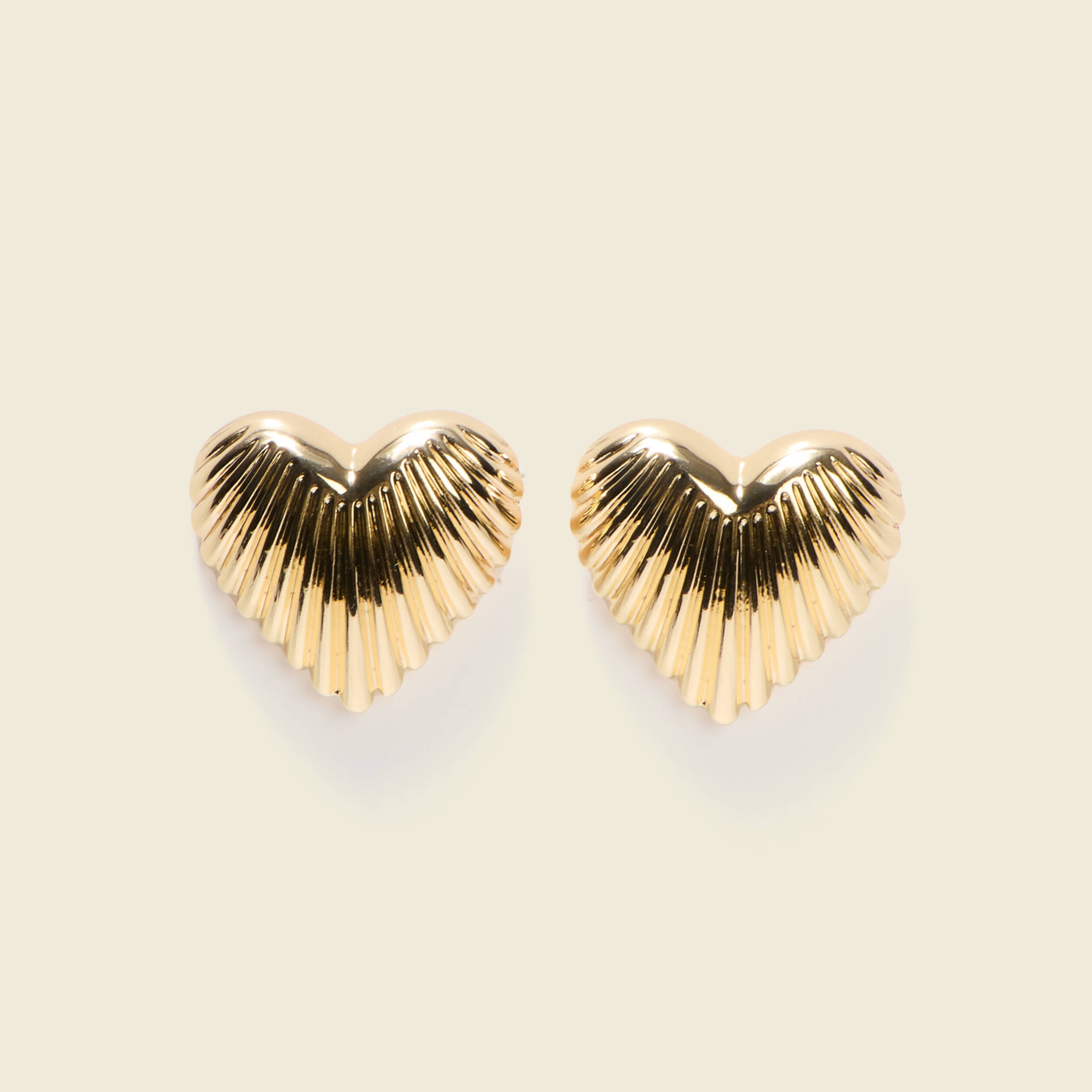 Boucles d'oreilles couleur or femme
