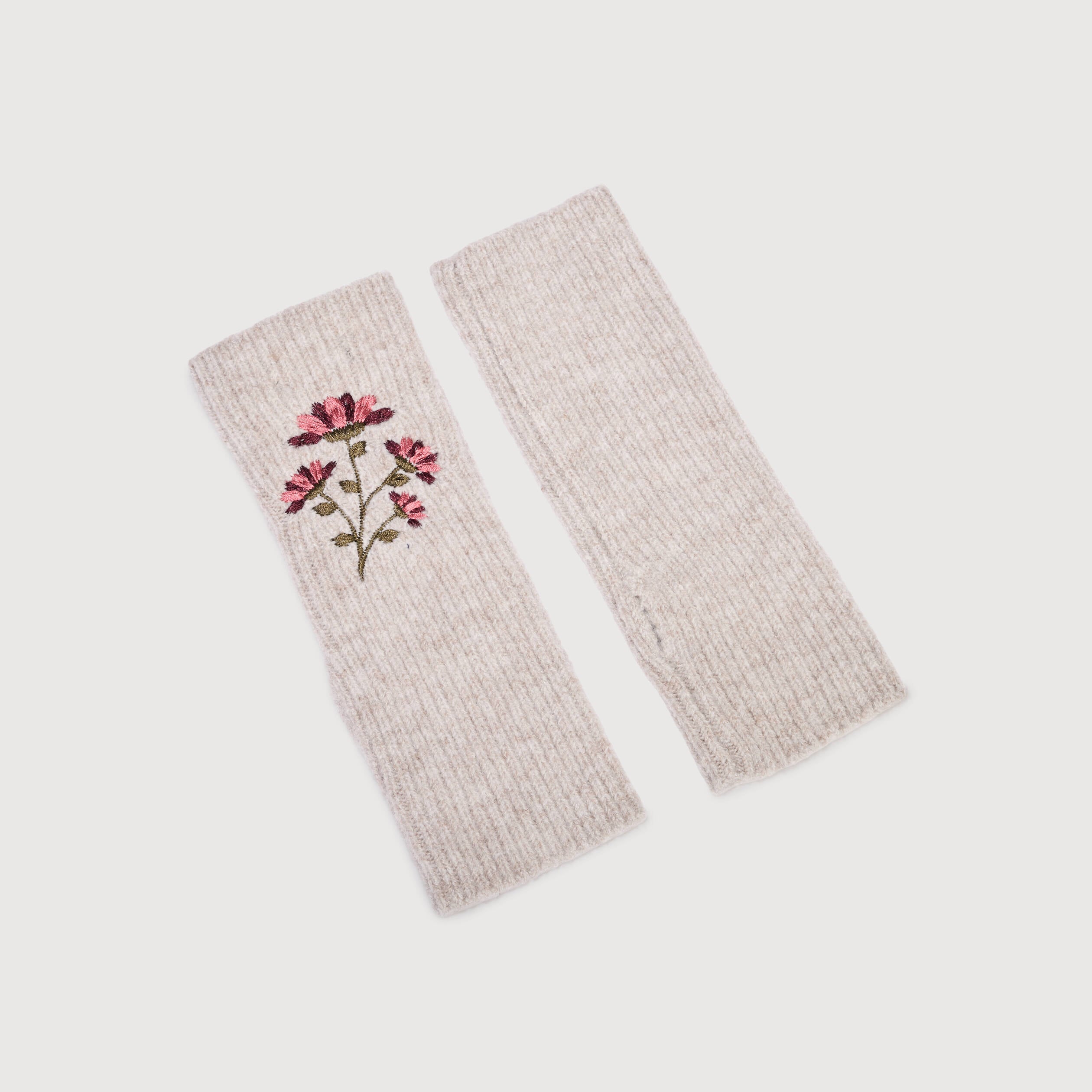 Mitaines beige femme