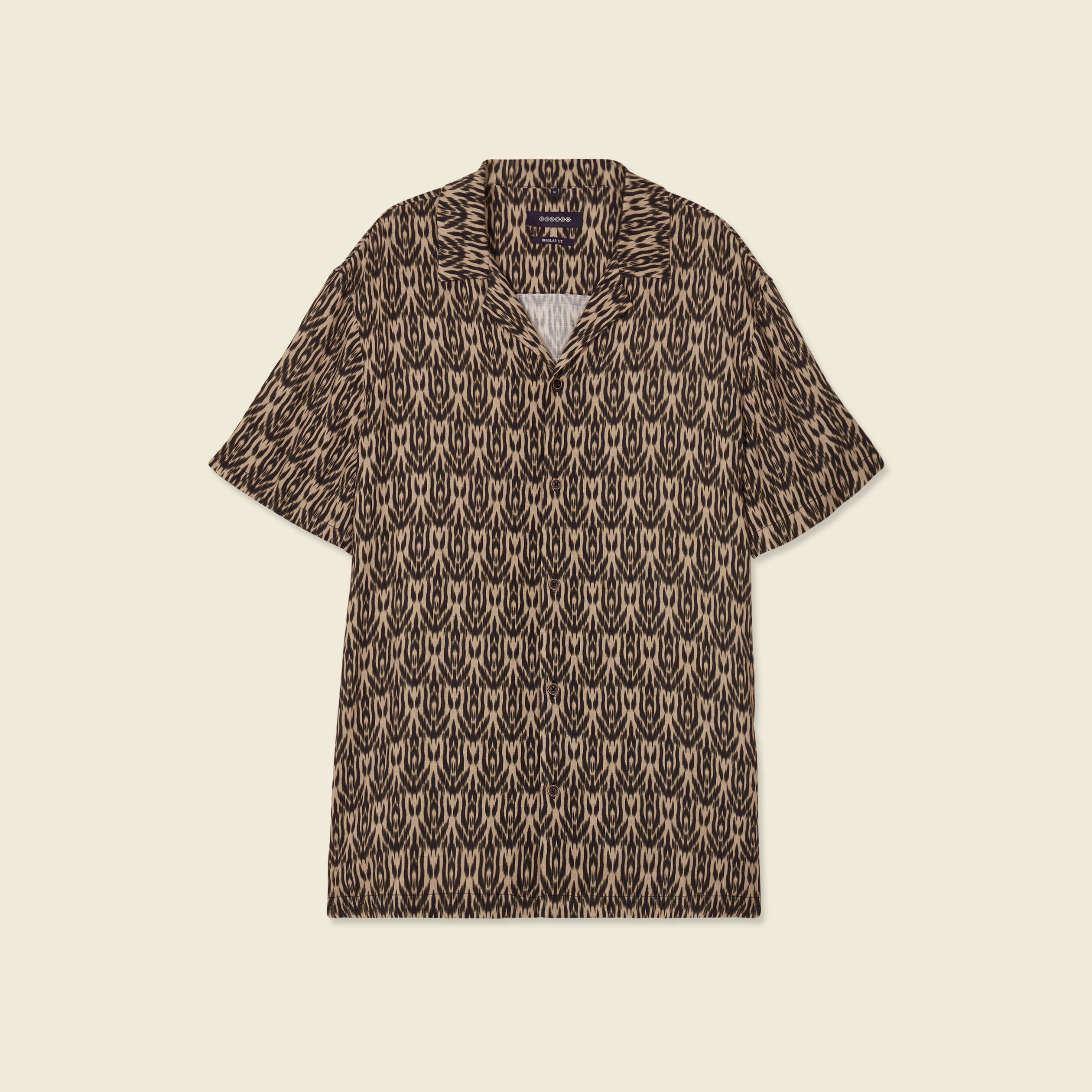 chemise manches courtes beige homme Chemise manches courtes beige homme
