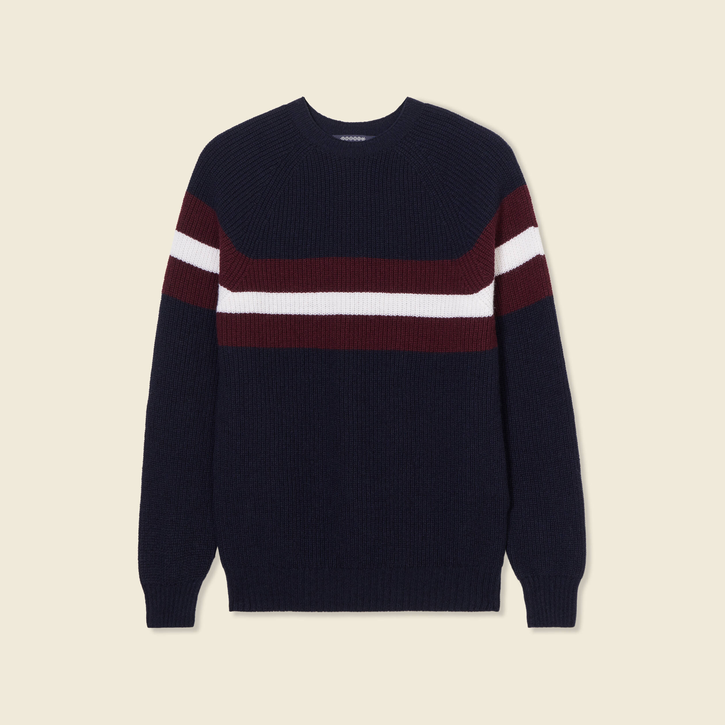 pull manches longues fabrique en france bleu marine homme Pull manches longues fabriqué en France bleu marine homme