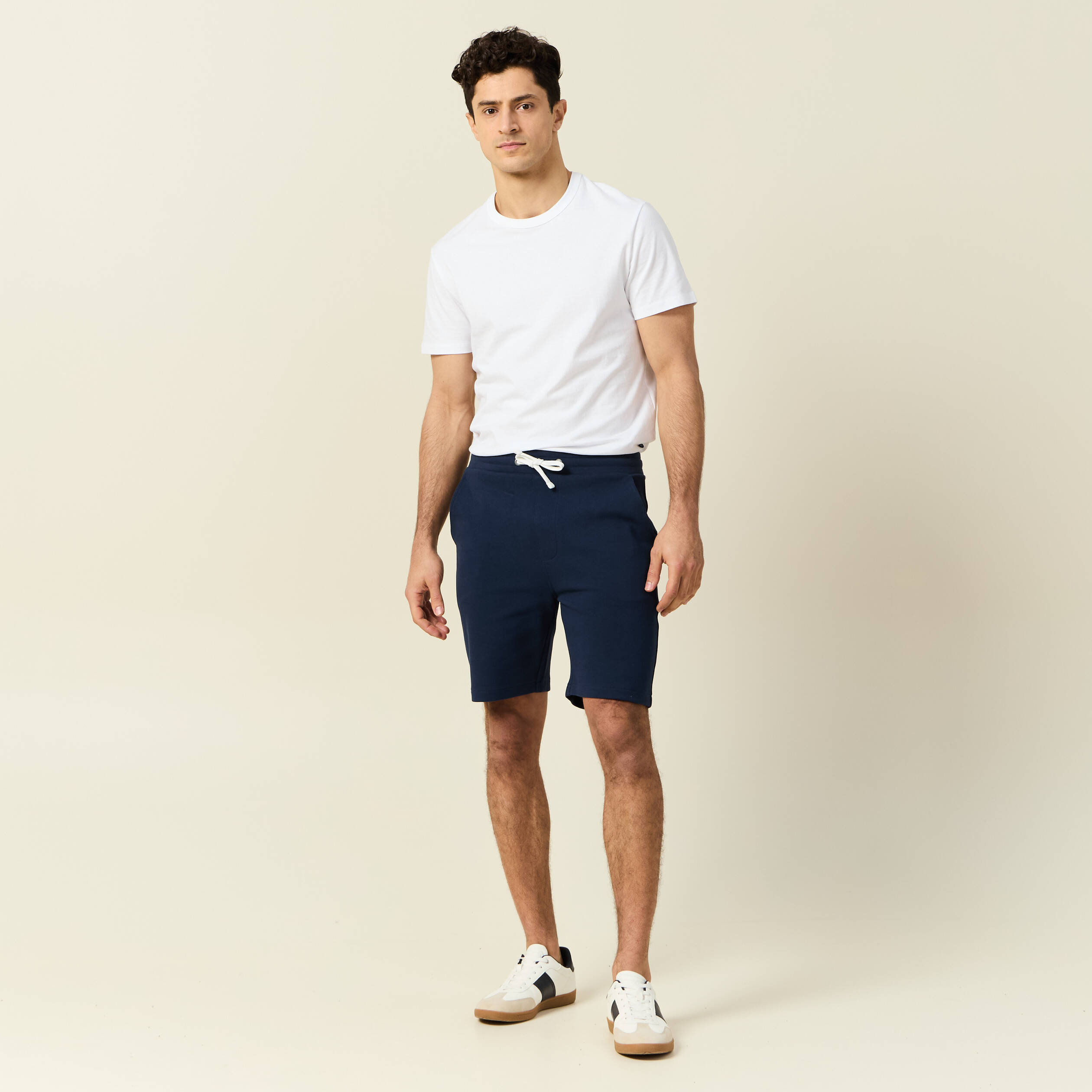 short eco responsable bleu marine homme Short éco-responsable bleu marine homme