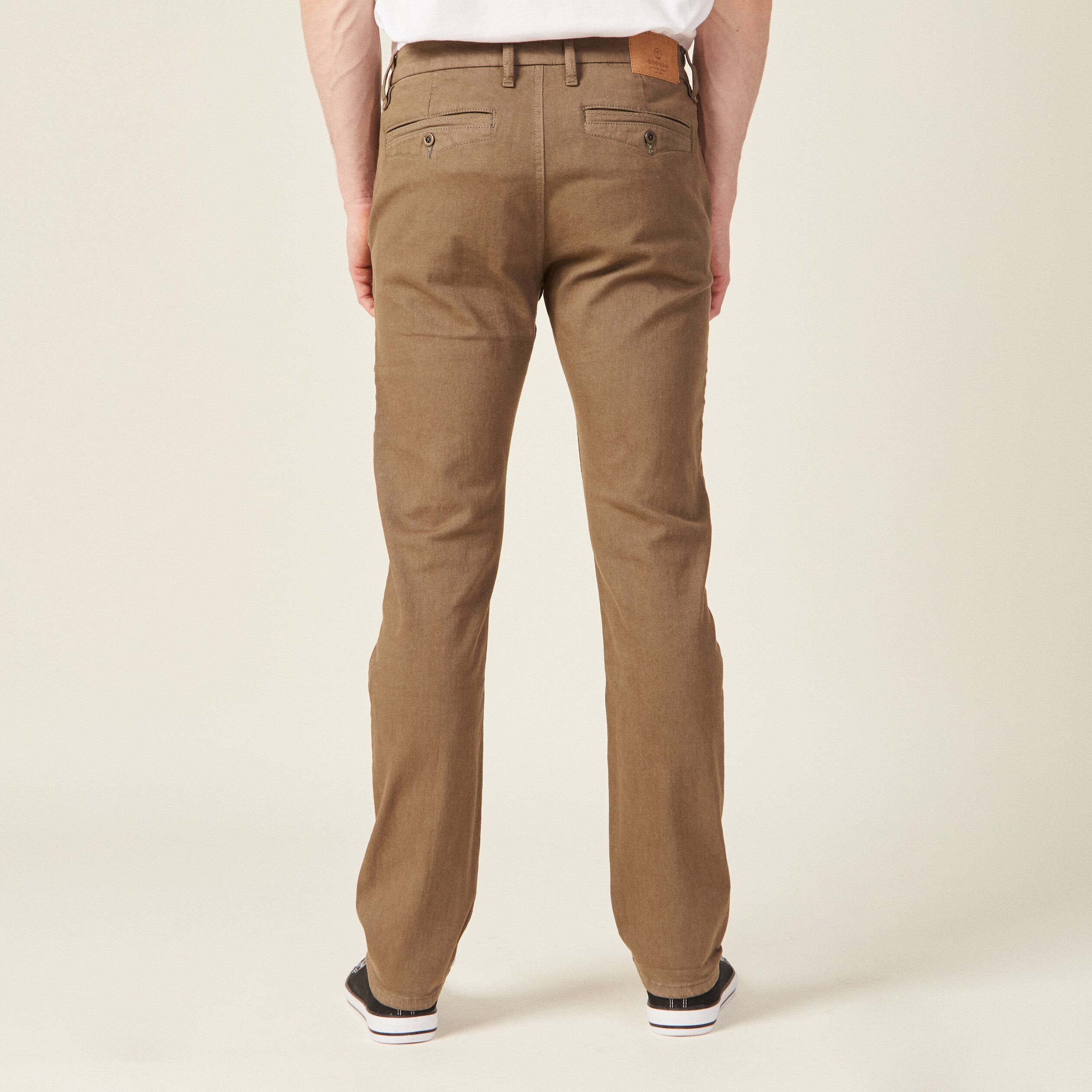 pantalon chino slim taupe homme Pantalon chino slim taupe homme