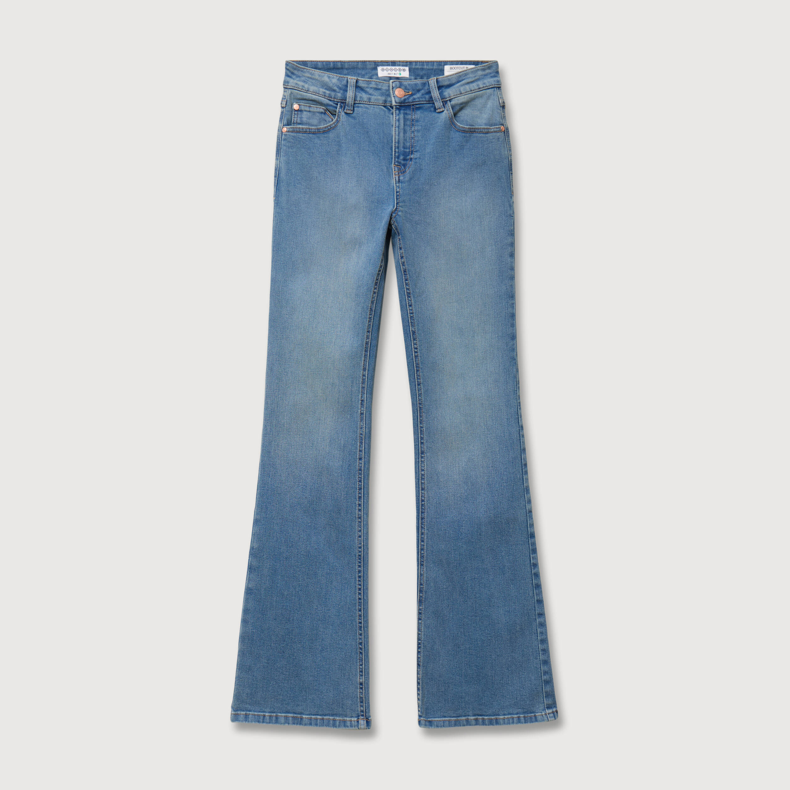 Jeans bootcut bleu femme