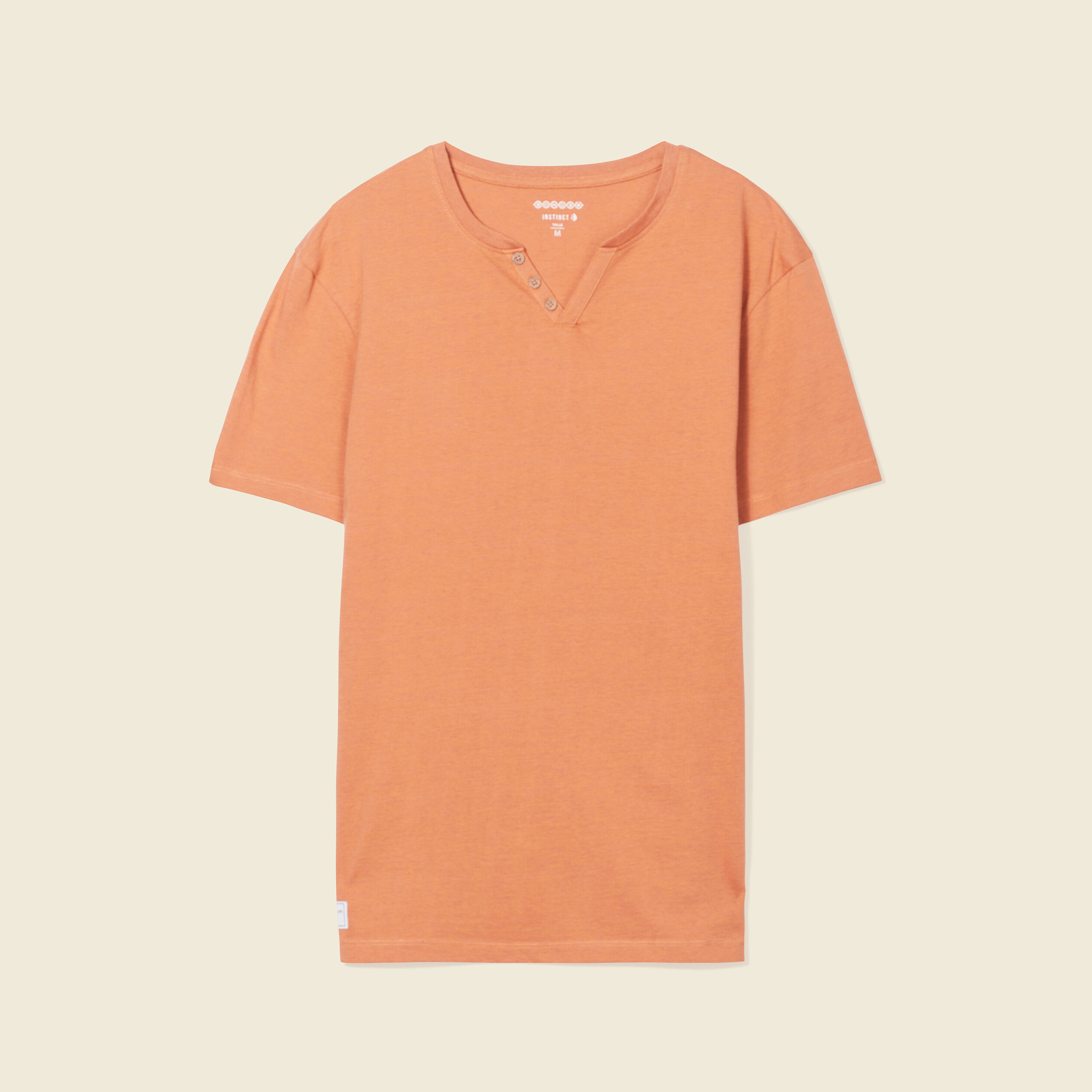T-shirt éco-responsable rouge homme