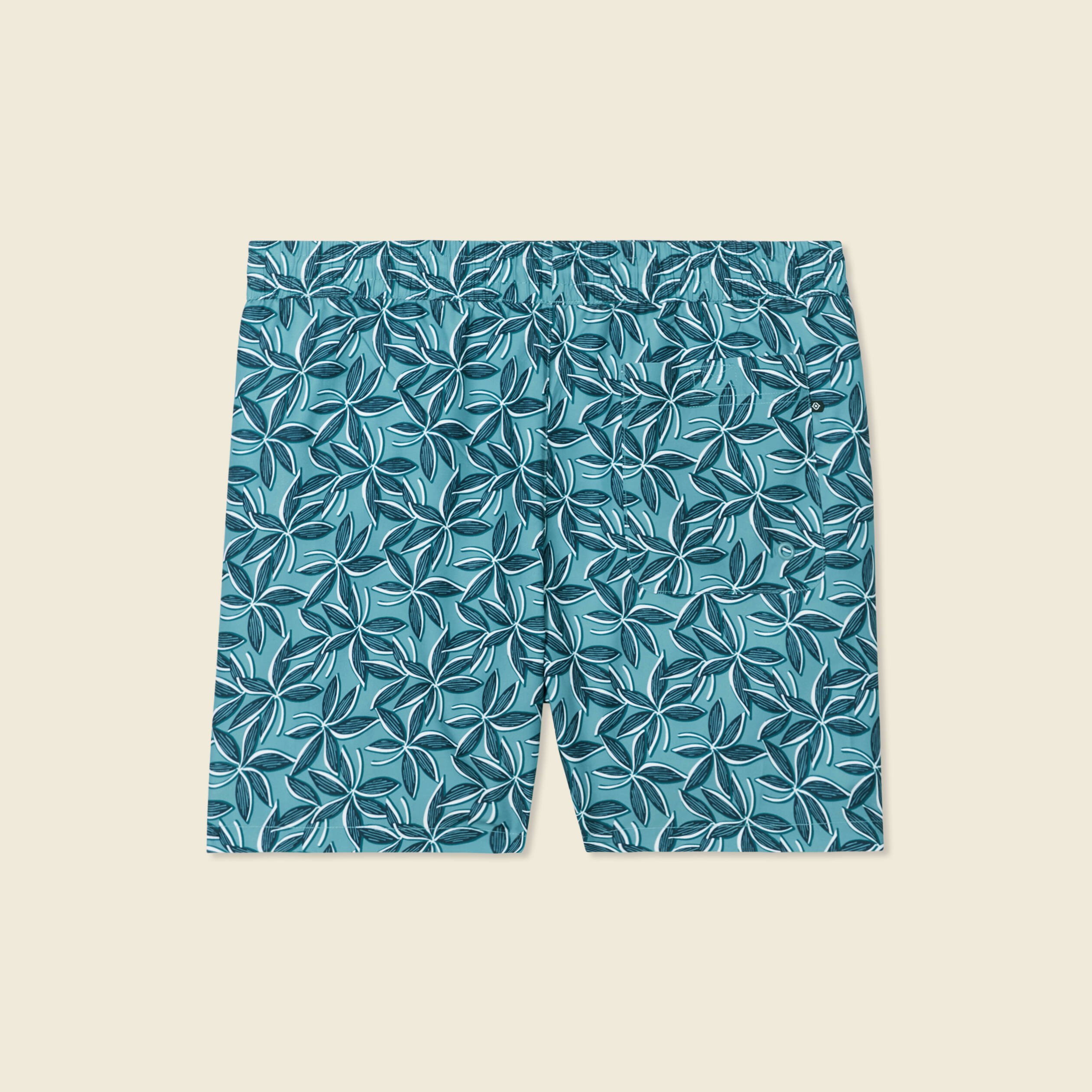 short de bain bleu petrole homme Short de bain bleu pétrole homme