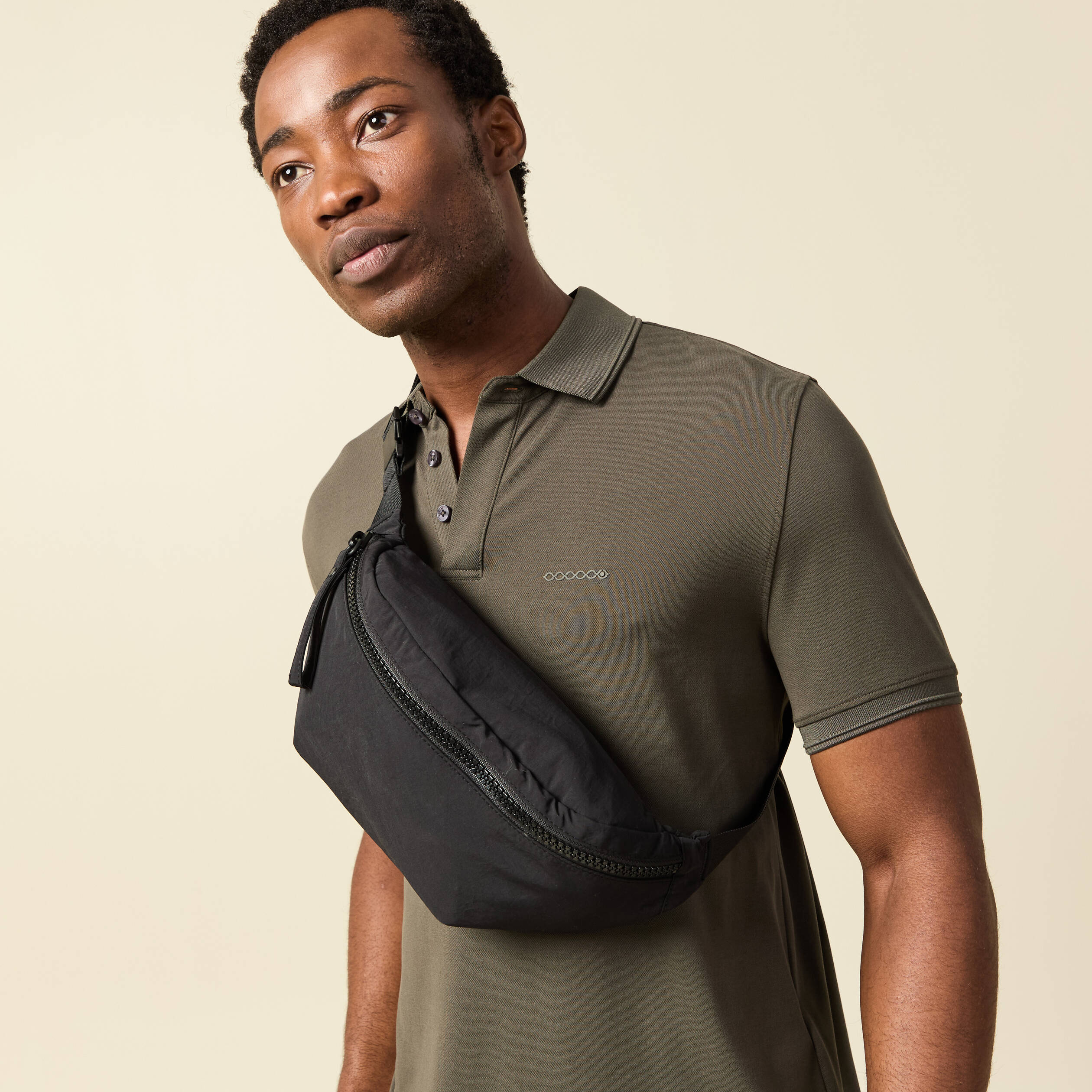 Banane avec doublure noir homme