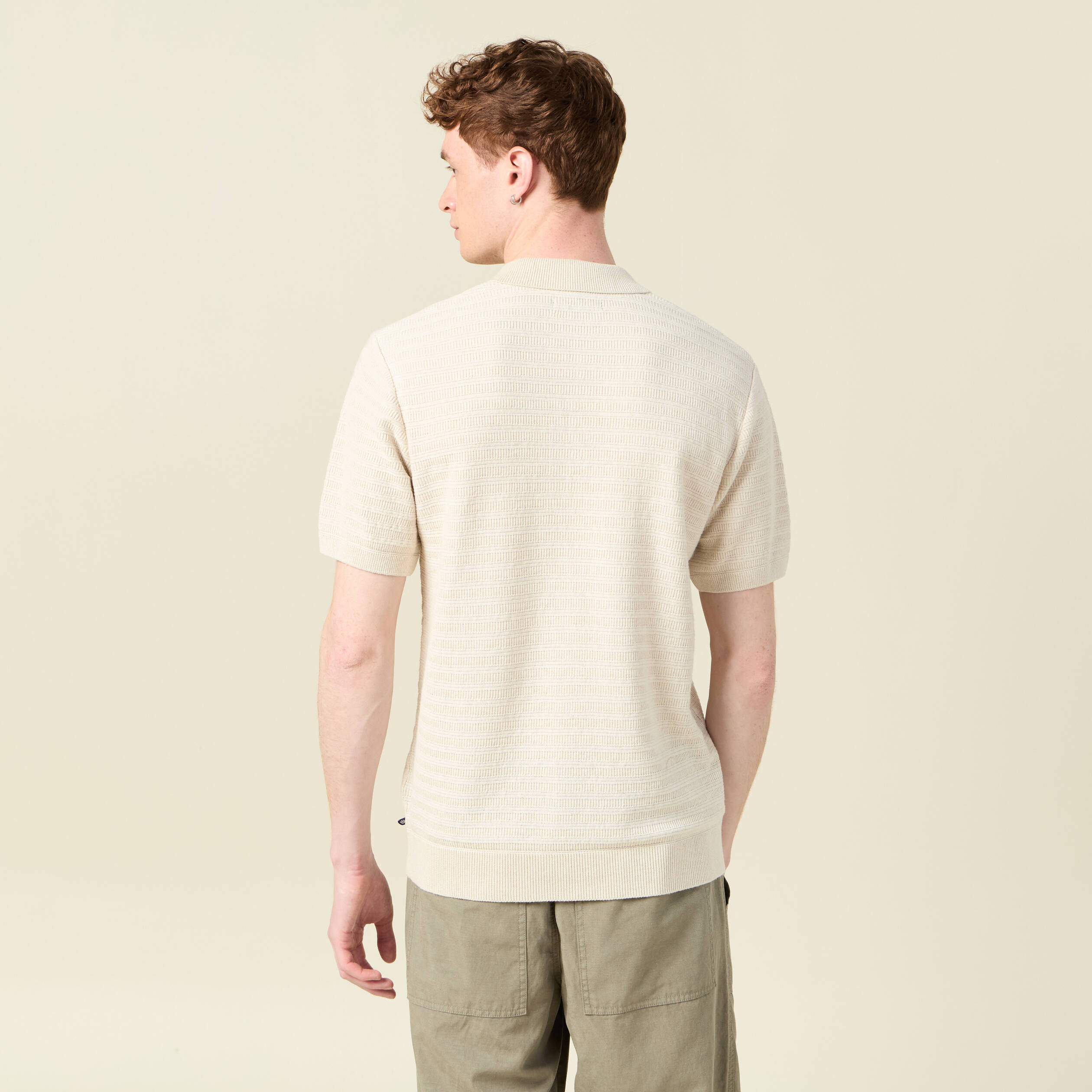 polo manches courtes ecru homme Polo manches courtes ecru homme