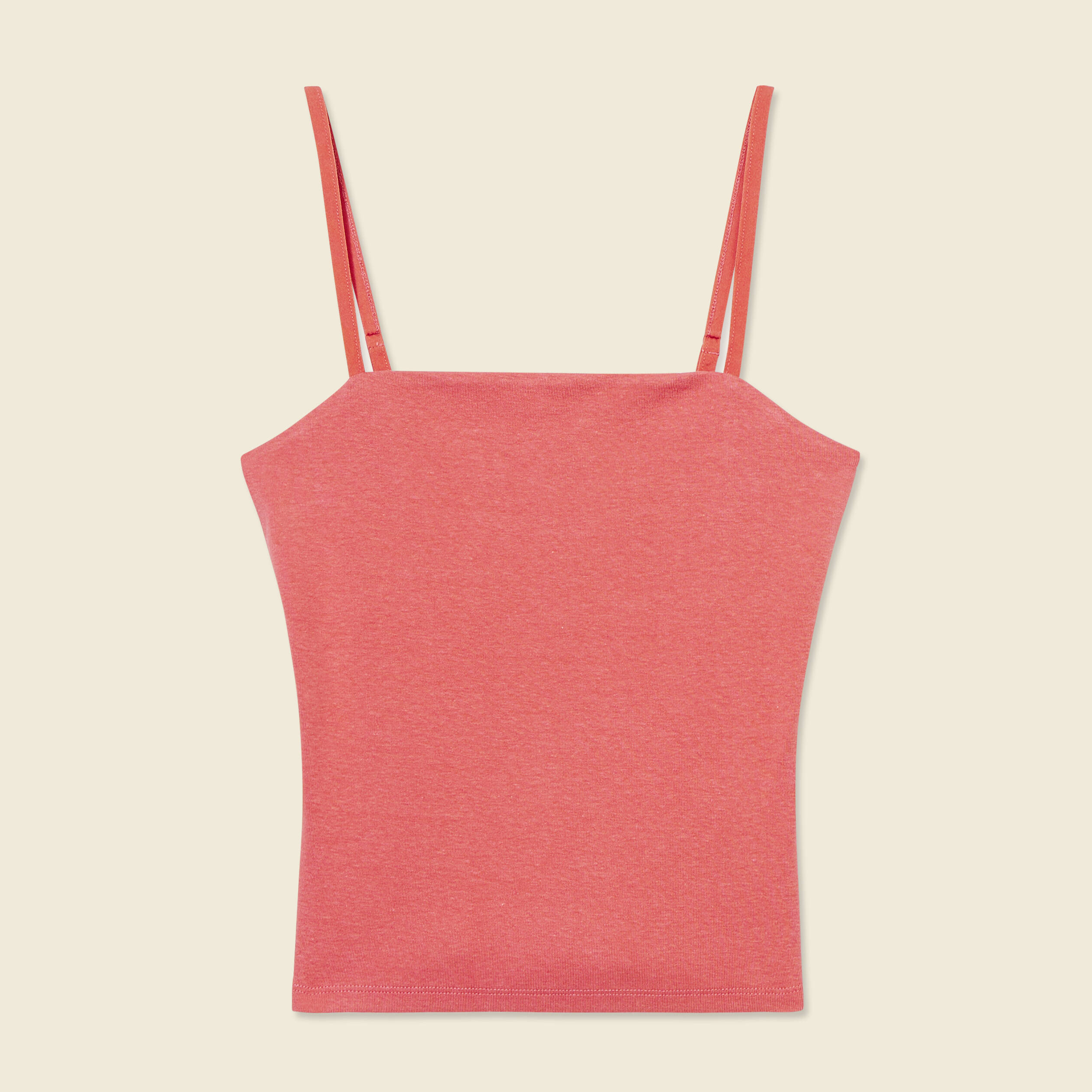 bustier cropped a bretelles terracotta femme Bustier cropped à bretelles terracotta femme