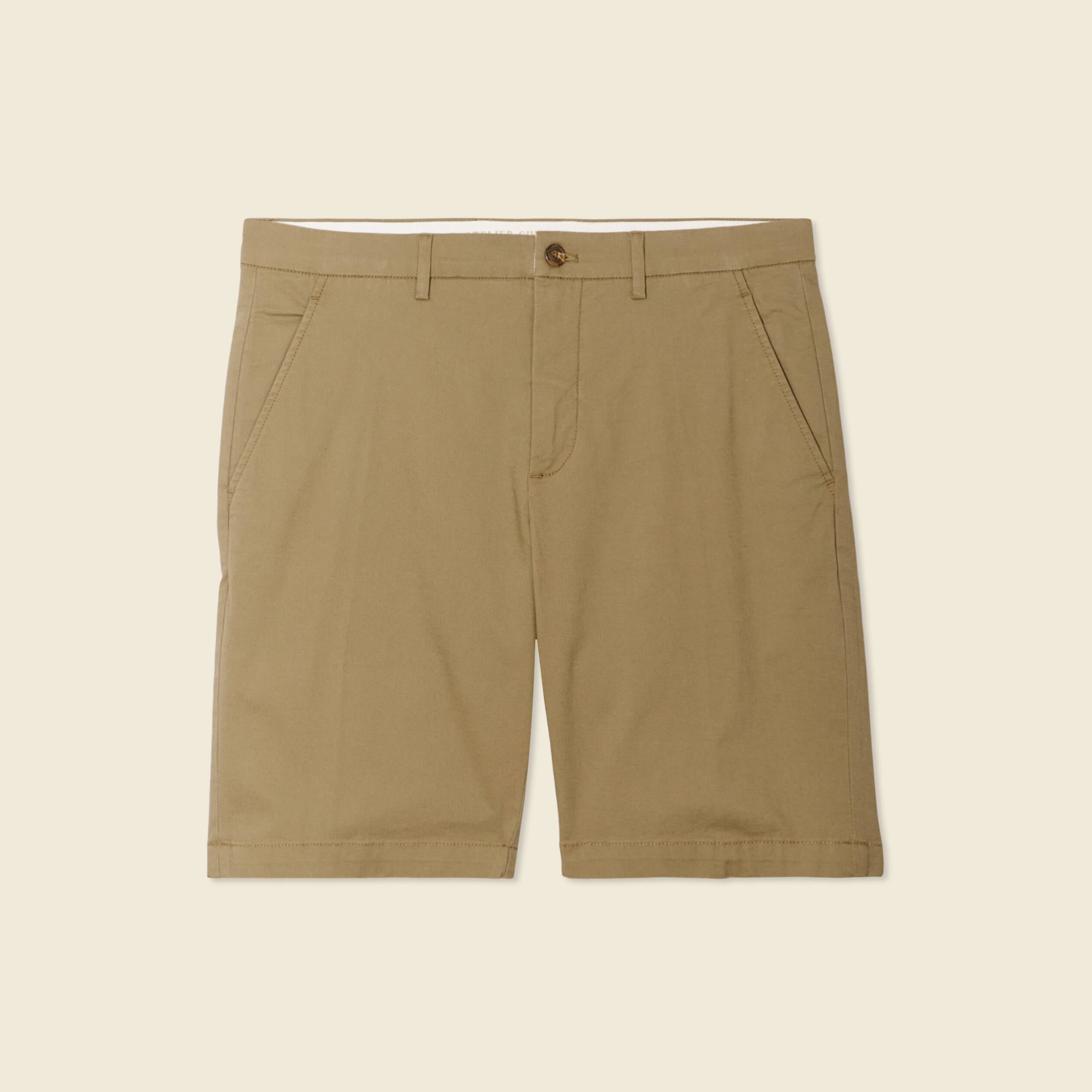 Short vert kaki homme