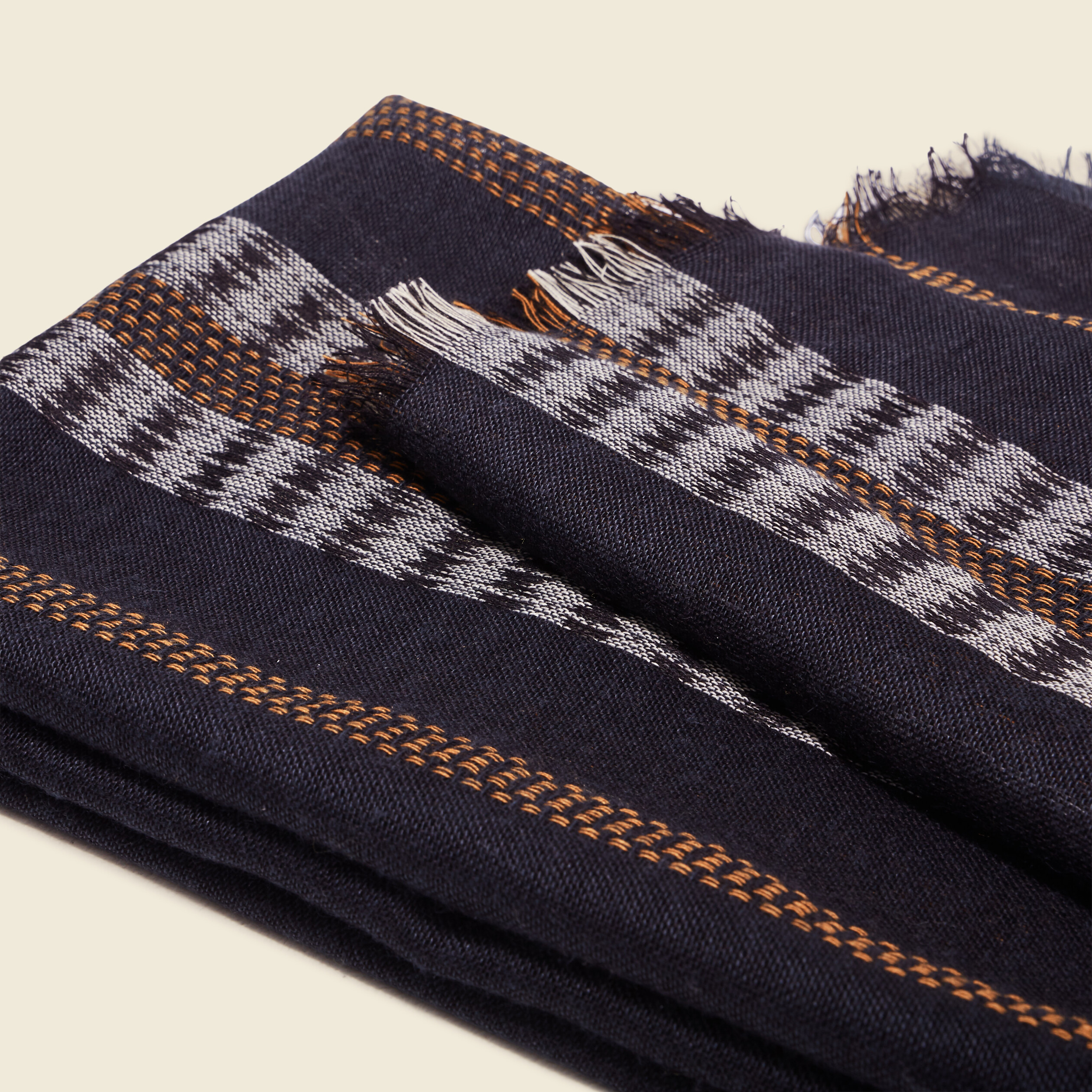 Foulard noir homme