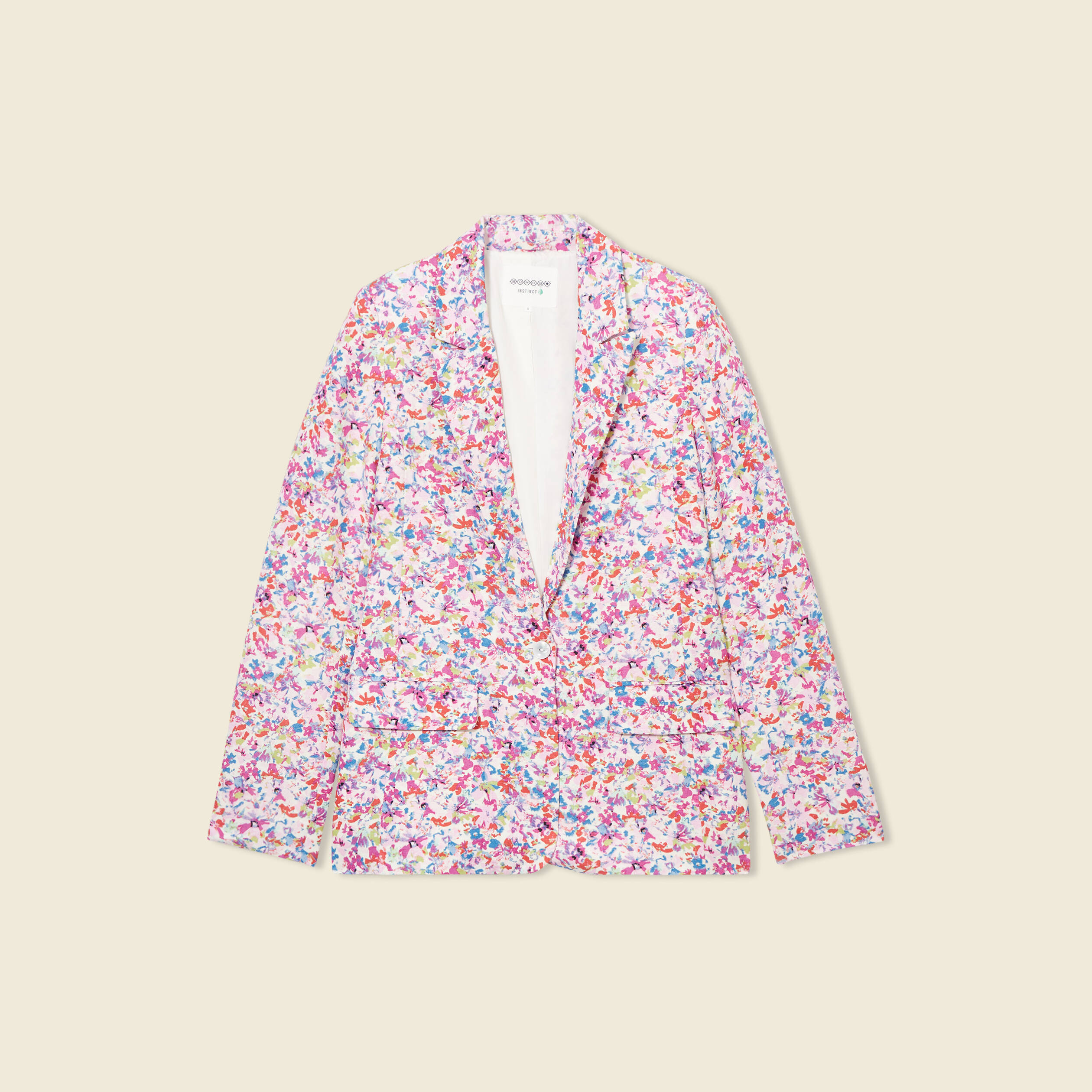 veste blazer eco responsable rose femme Veste blazer éco-responsable rose femme