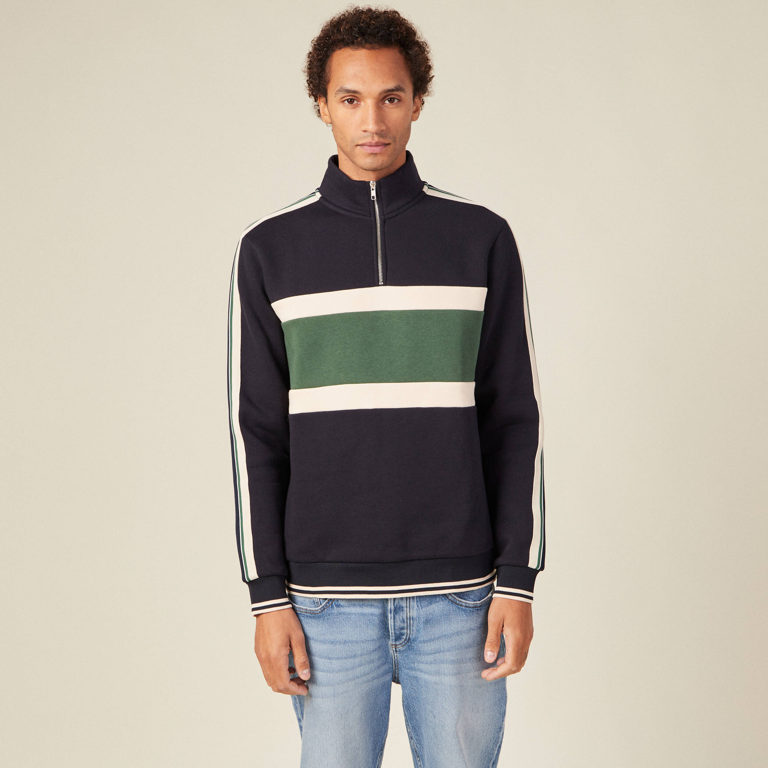 Sweat-shirt à Manches Longues Pour Homme BOLF - Décontracté, Sport, Fitness, Coupe Confortable, Style Basique Casual