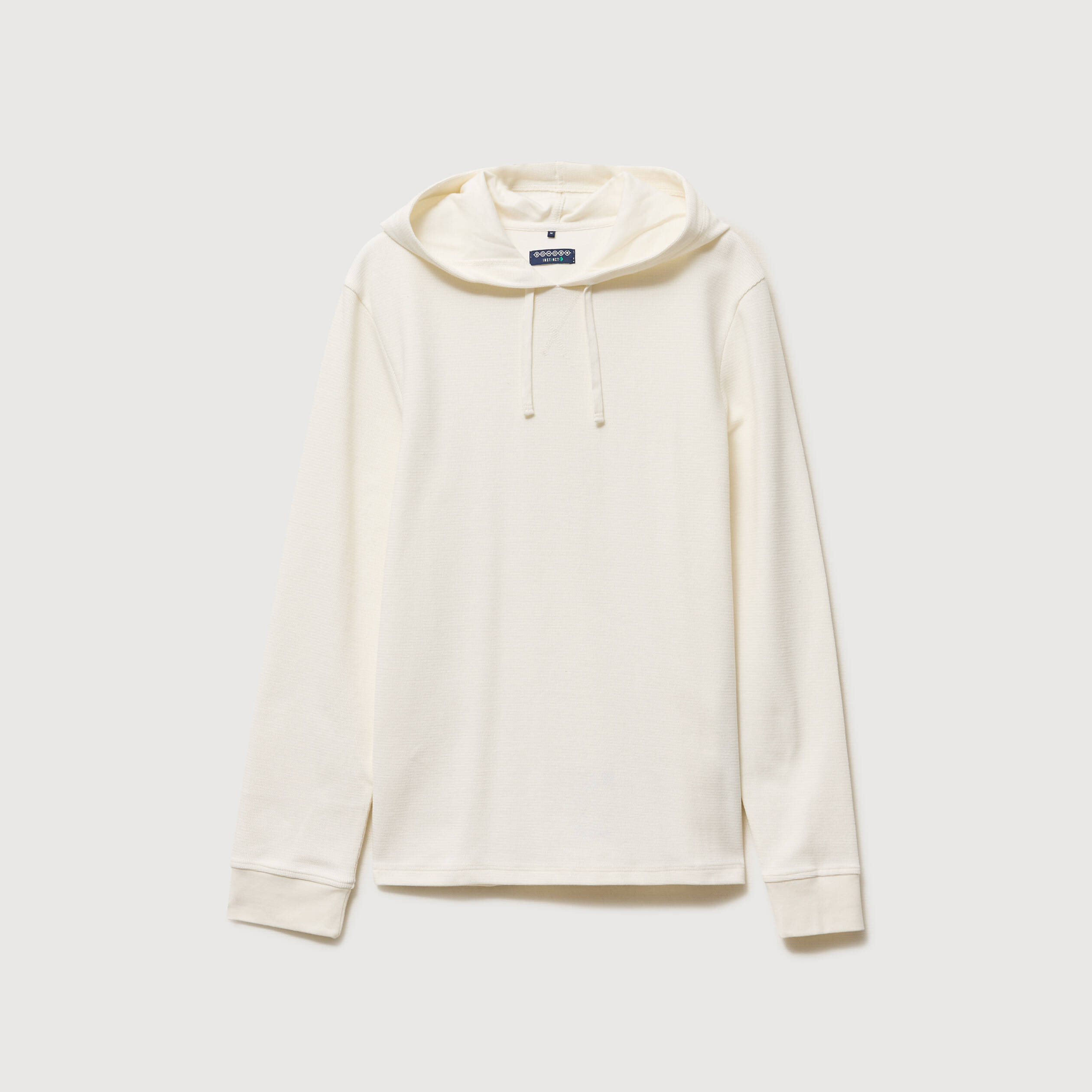T-shirt &agrave; capuche ecru homme