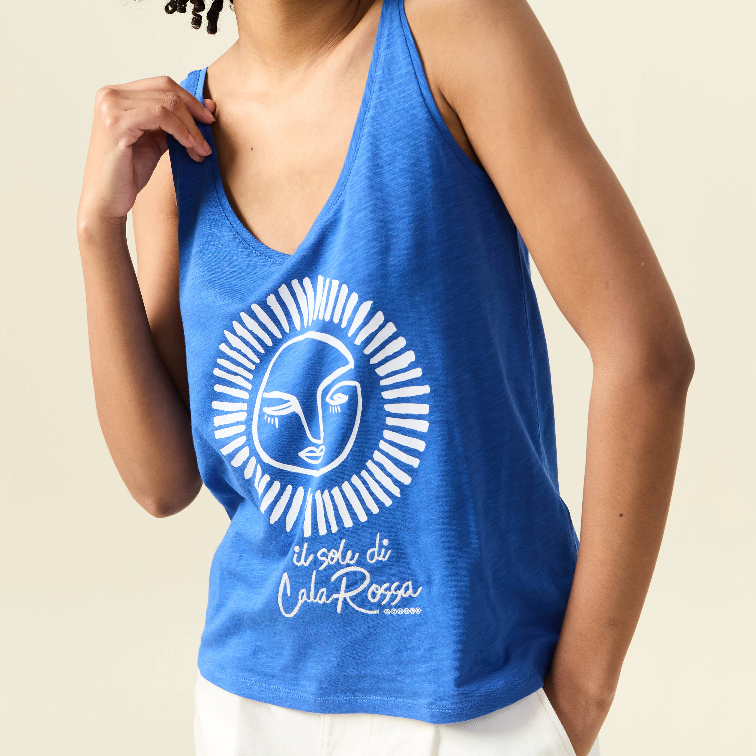 Débardeur Style & Co Femme Sans Manches Bleu Moyen - Taille M - En Très Bon état