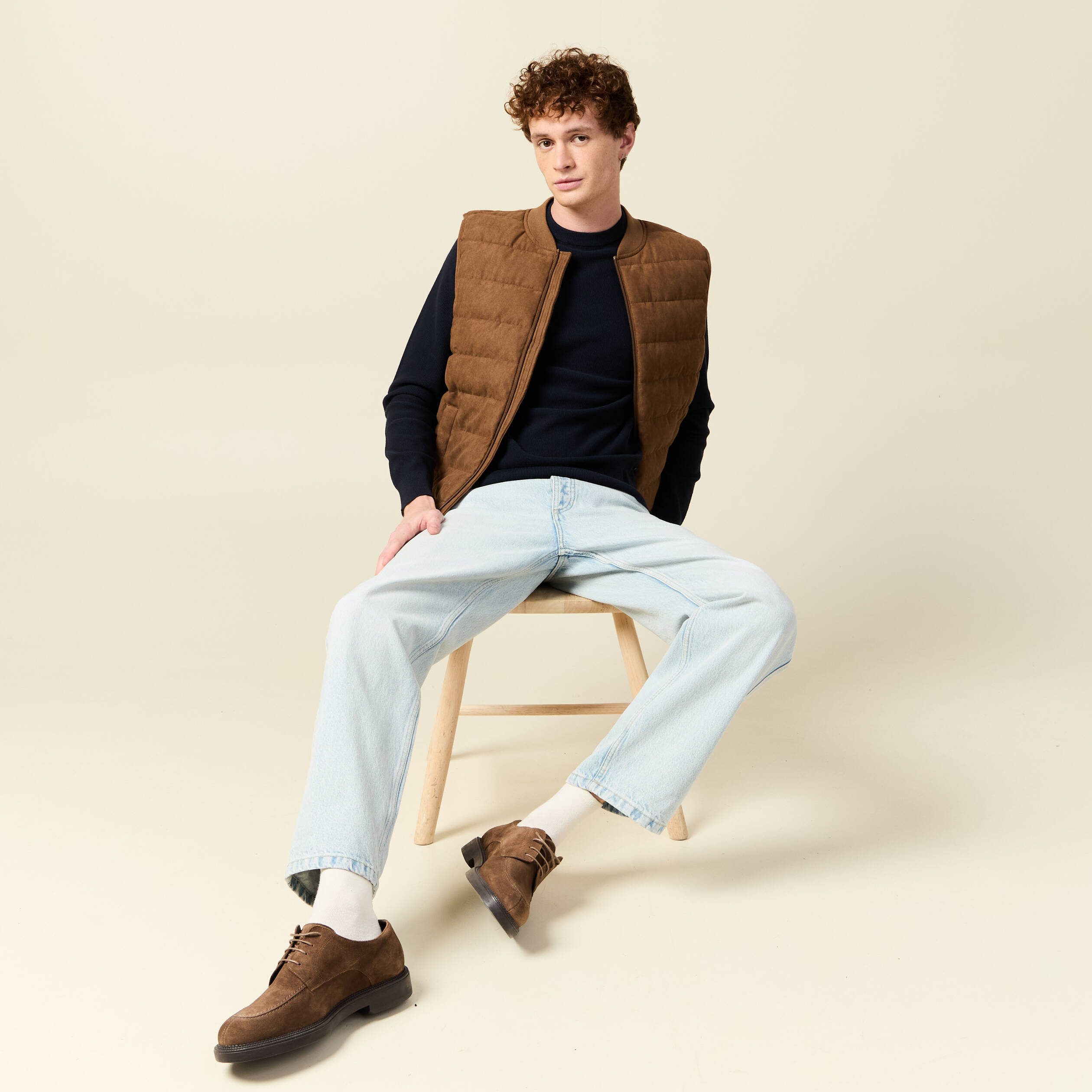 pull eco responsable bleu marine homme Pull éco-responsable bleu marine homme