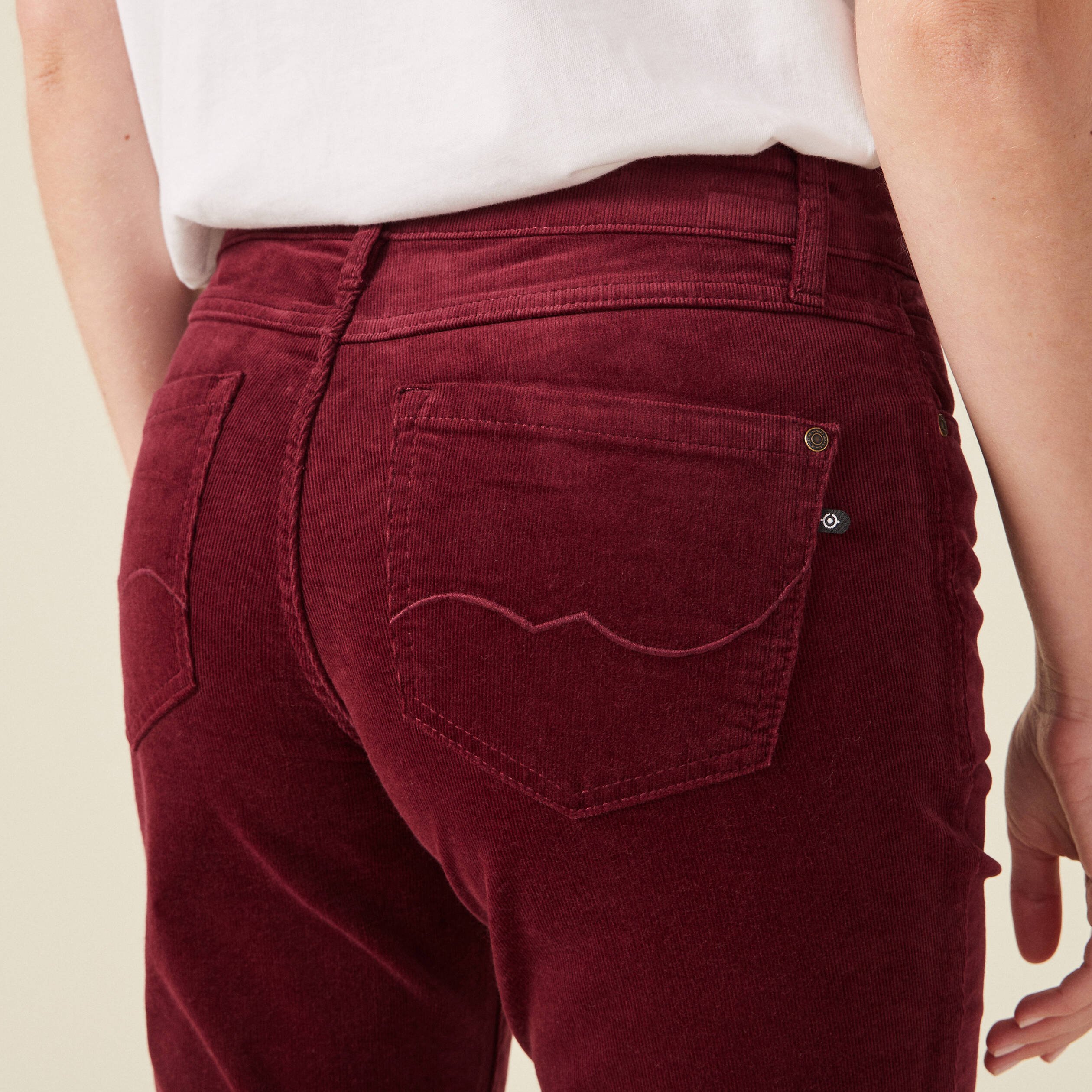 Pantalon velours femme bonobo best sale