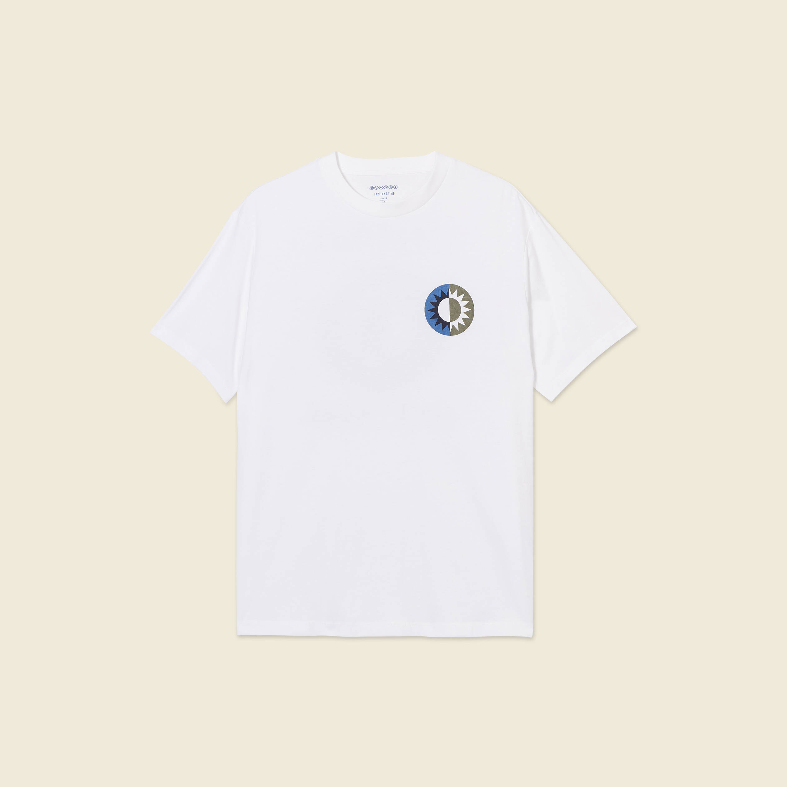 t shirt eco responsable ecru homme T-shirt éco-responsable ecru homme