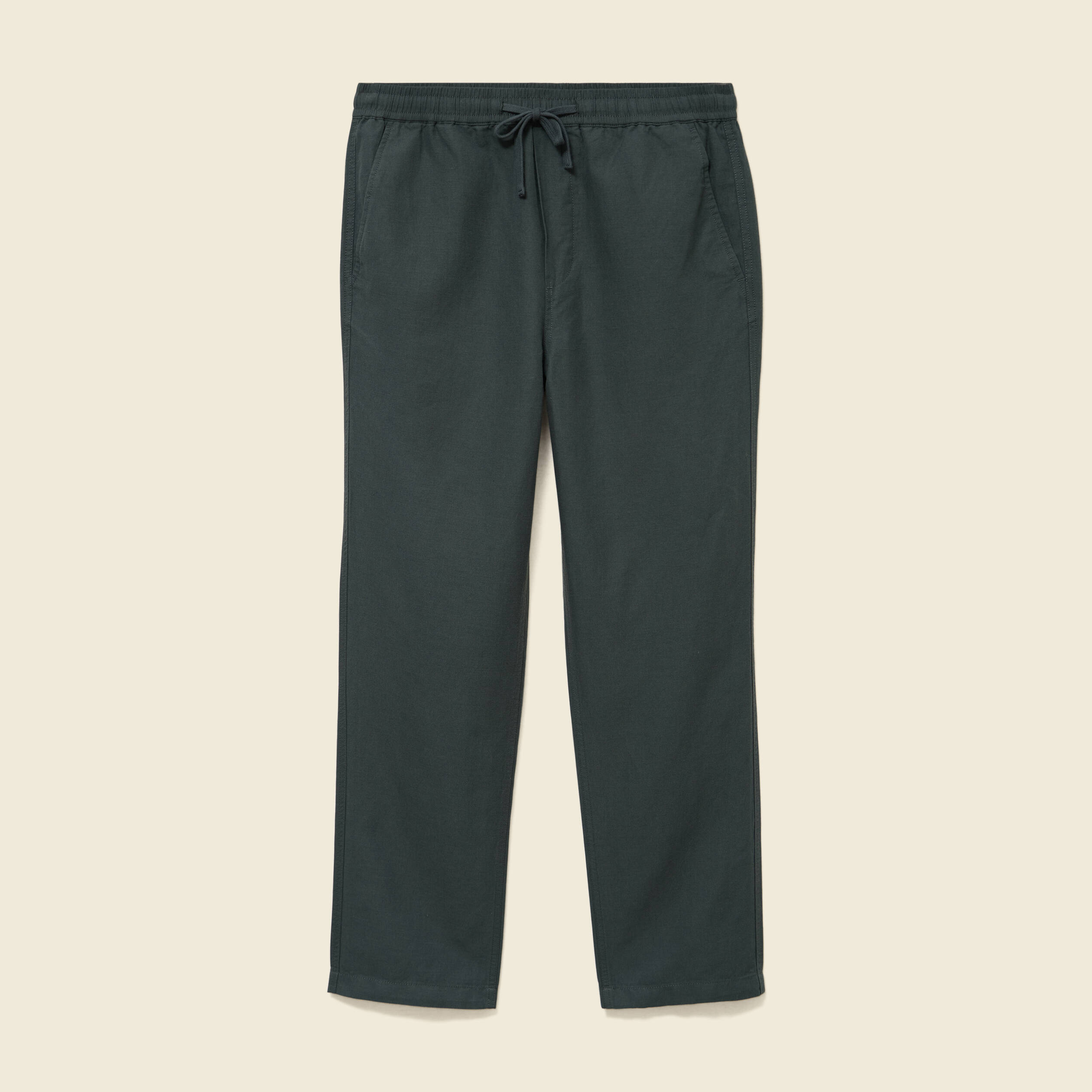 Pantalon coupe straight vert kaki homme