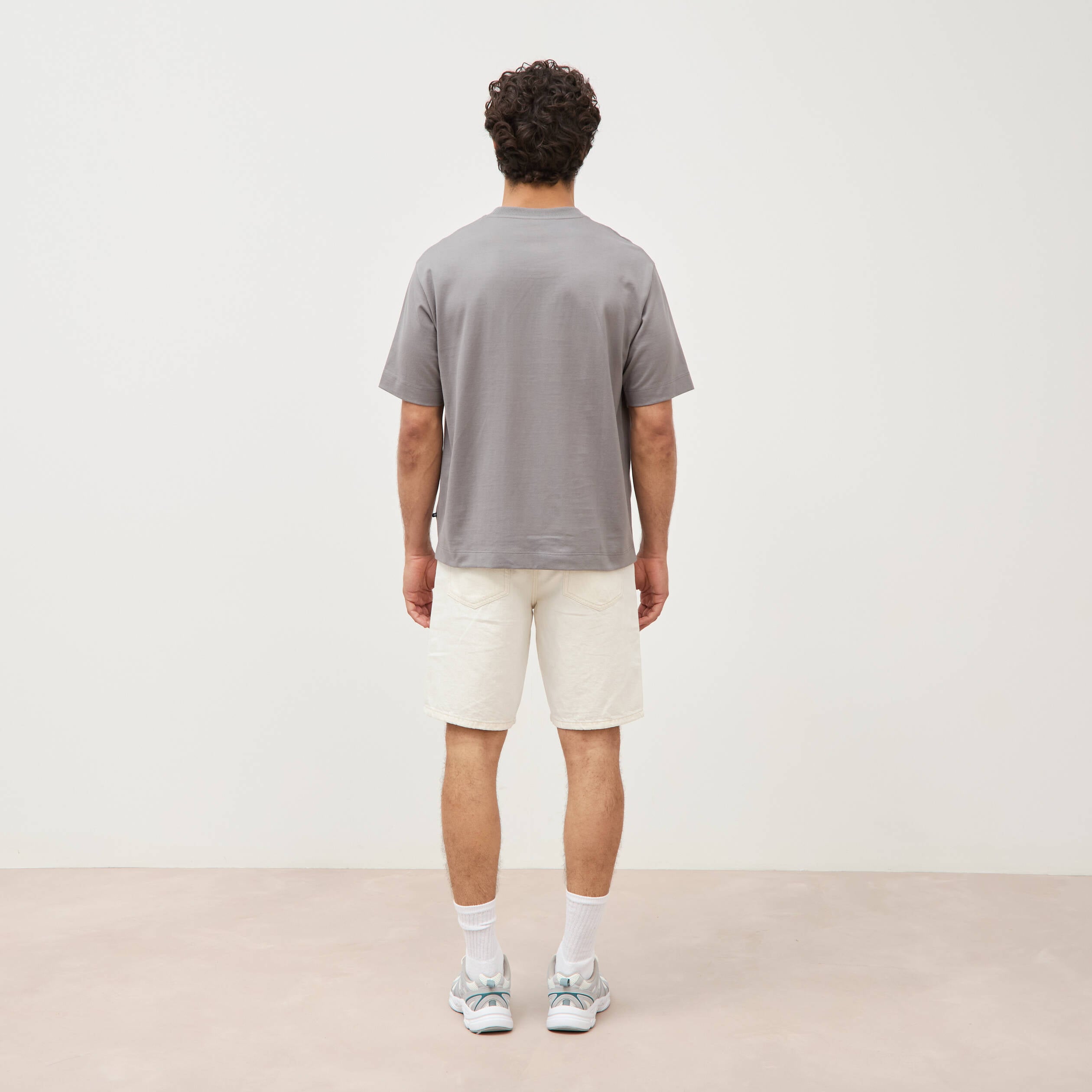 T-shirt en coton gris homme