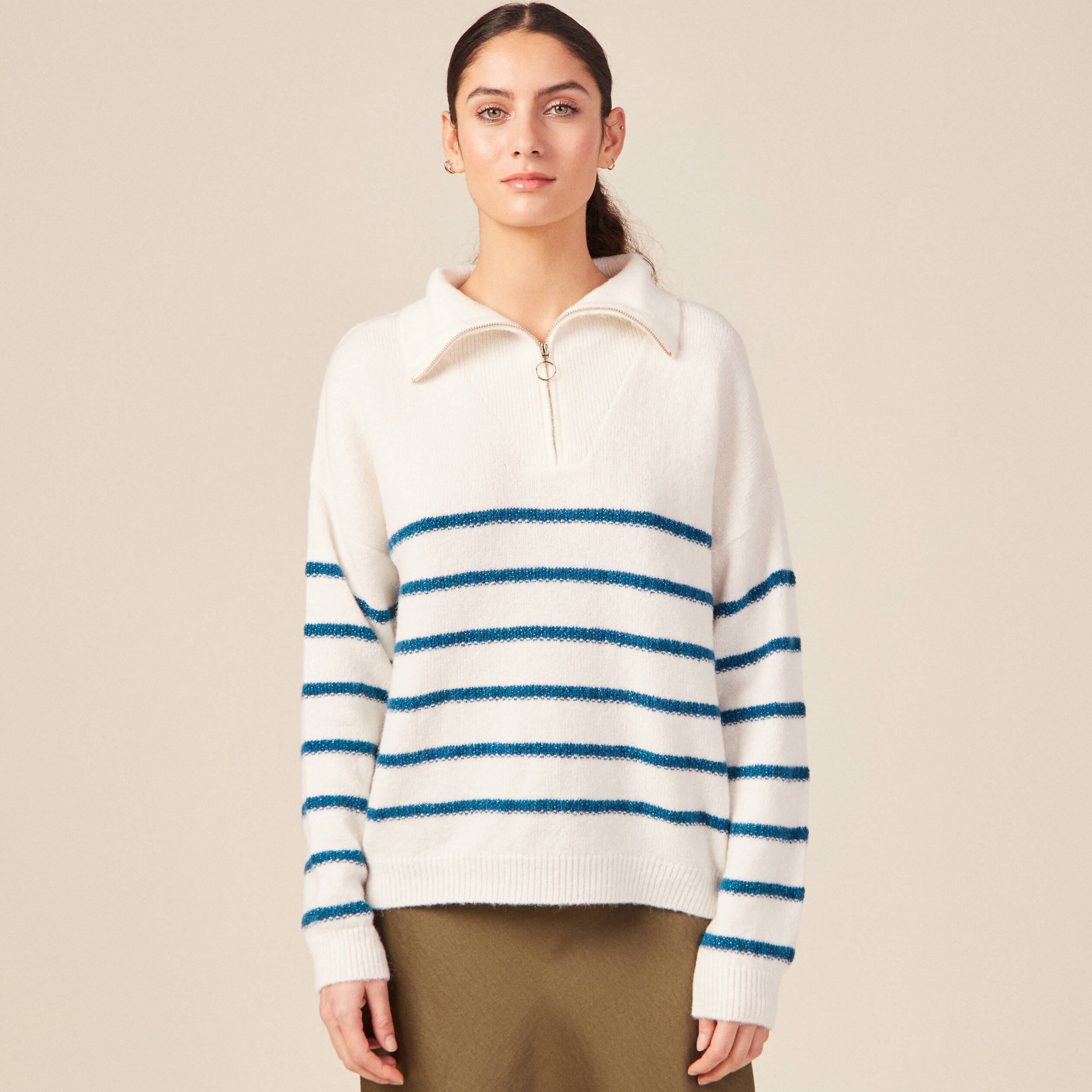 pull camionneur ecru femme Pull camionneur ecru femme