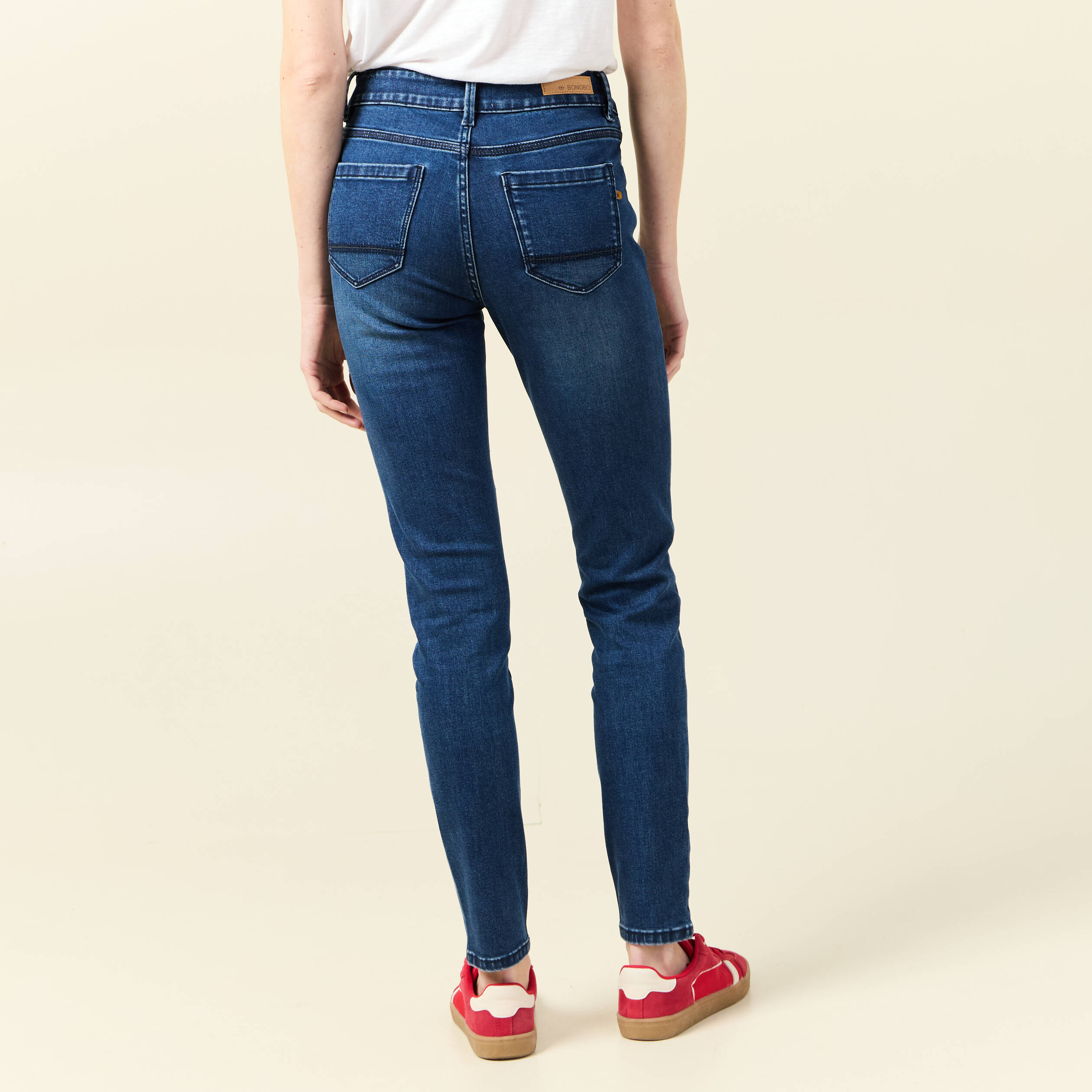 Jegging femme effet denim