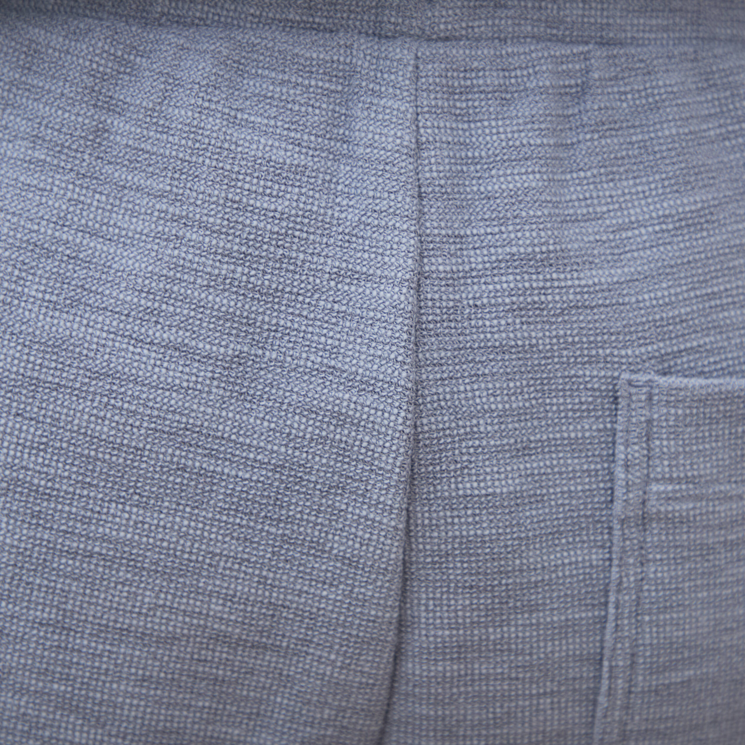 Short droit avec cordon bleu gris homme