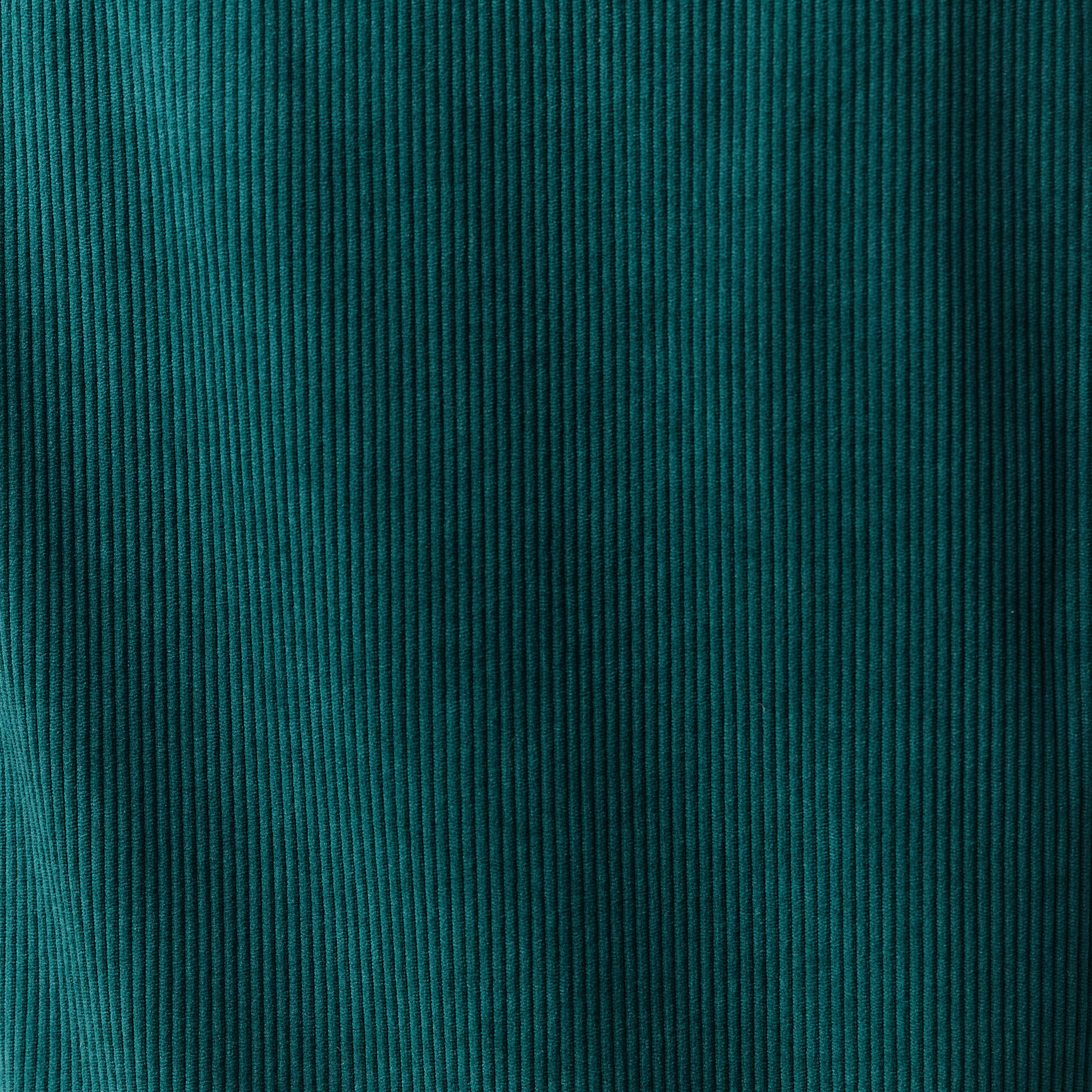 Robe droite velours col polo vert fonc&eacute; femme