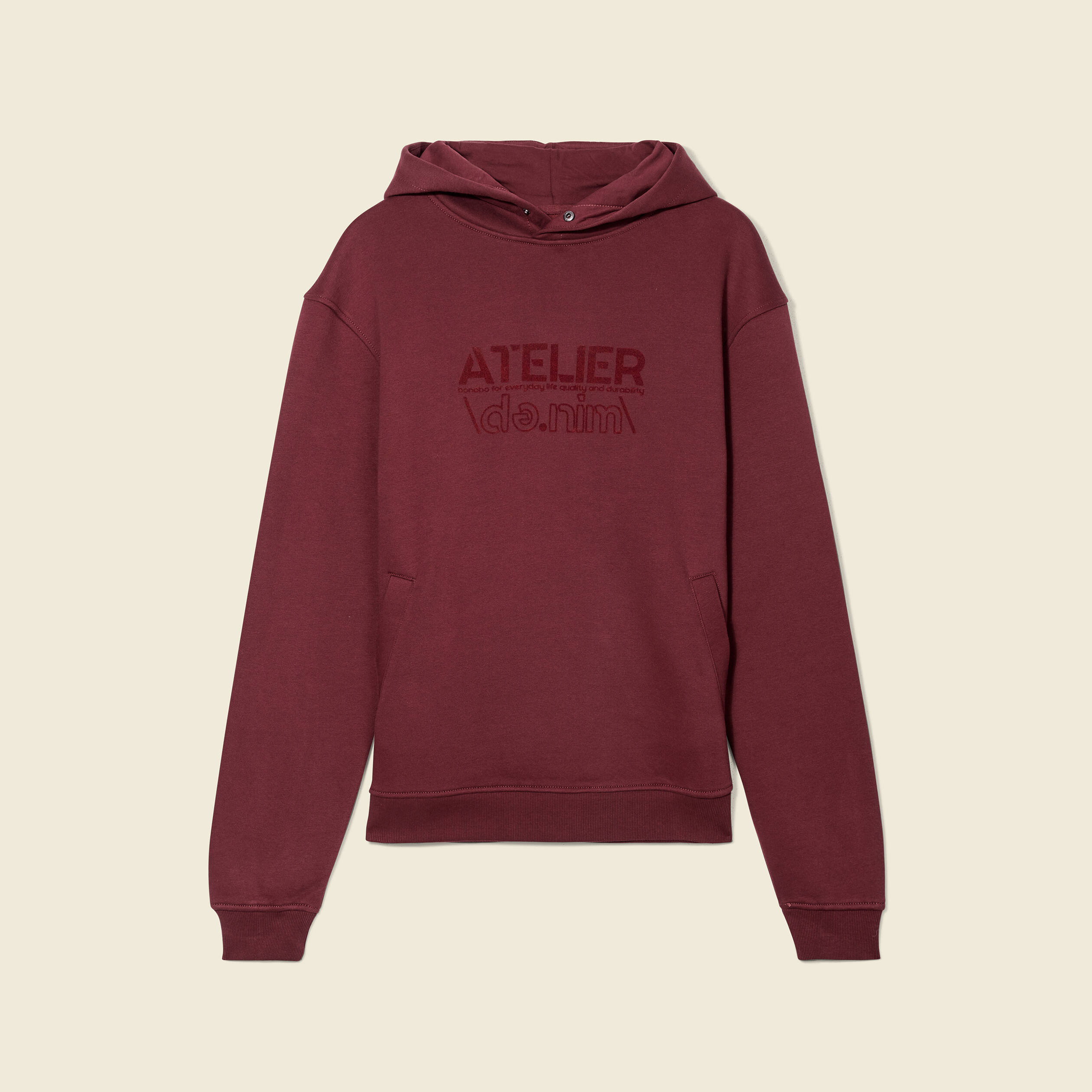sweat a capuche rouge fonce homme Sweat à capuche rouge foncé homme