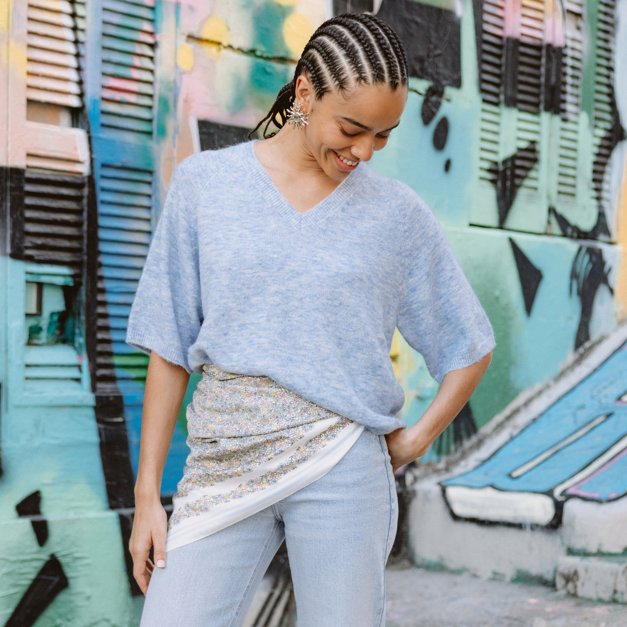 Pull col V pour femme - Grand choix de tailles : Du XXS au 4XL