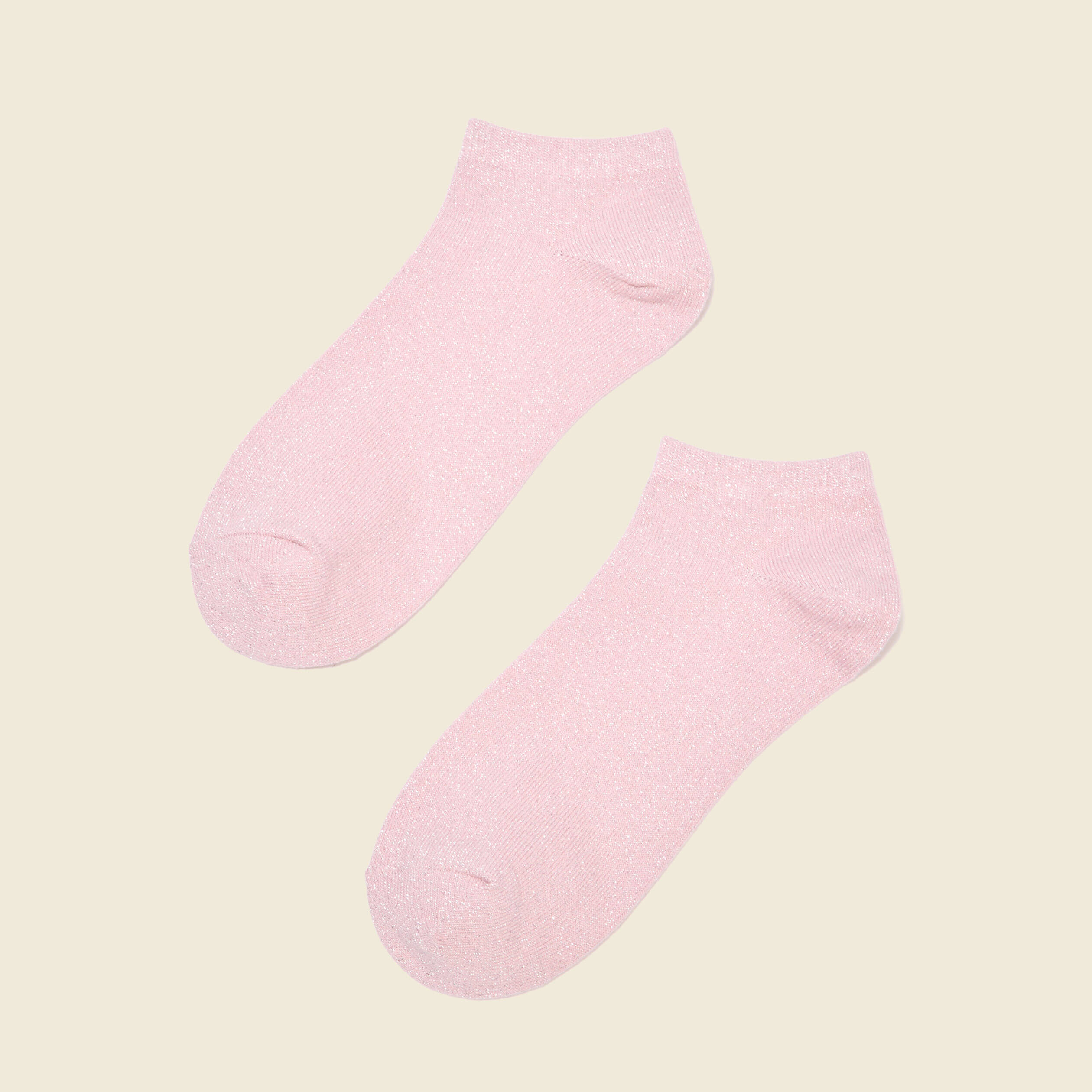 Chaussettes rose pastel femme