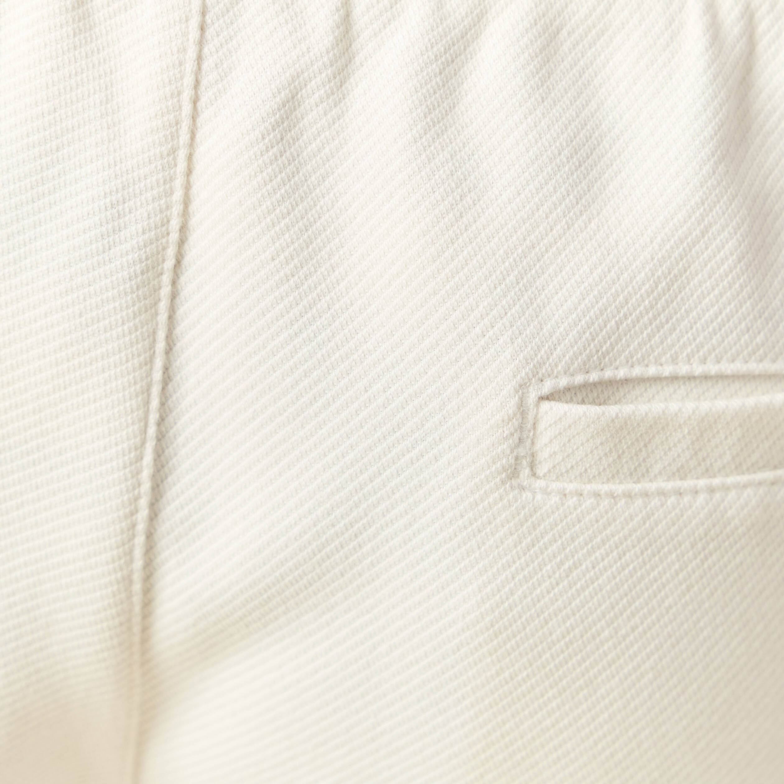 bermuda droit elastique ecru homme Bermuda droit élastiqué ecru homme