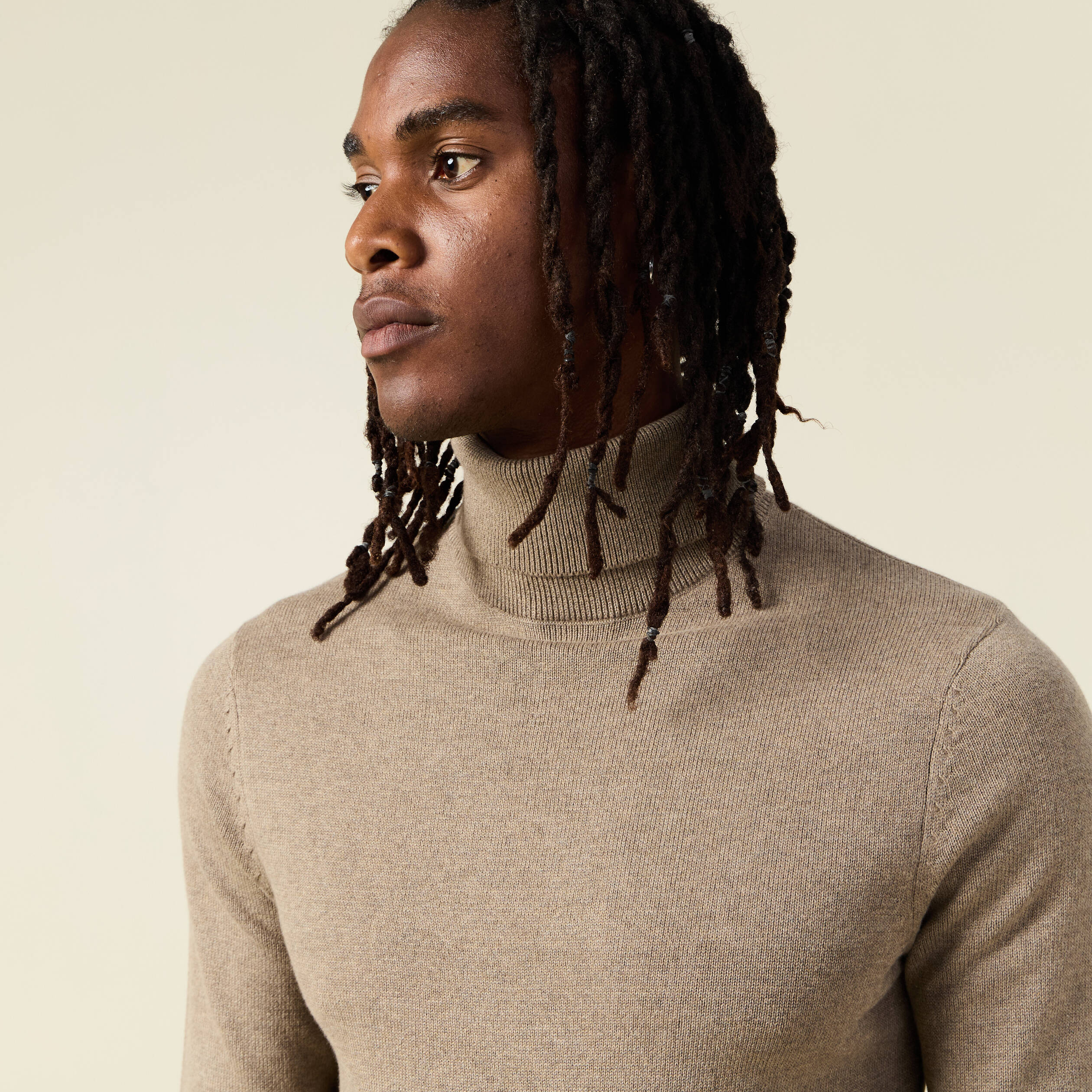 pull manches longues taupe homme Pull manches longues taupe homme