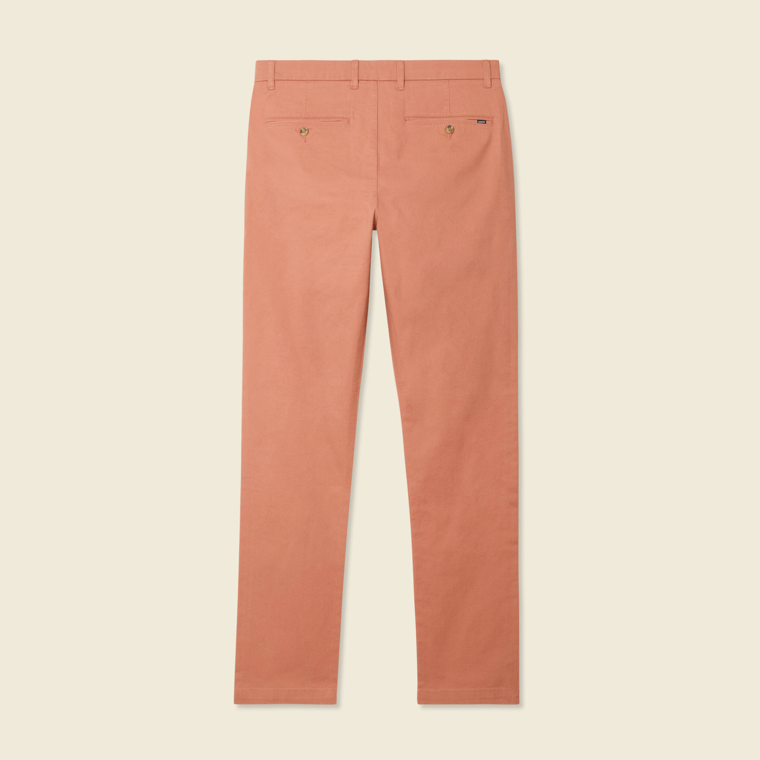 Pantalon chino longueur 32 vieux rose homme