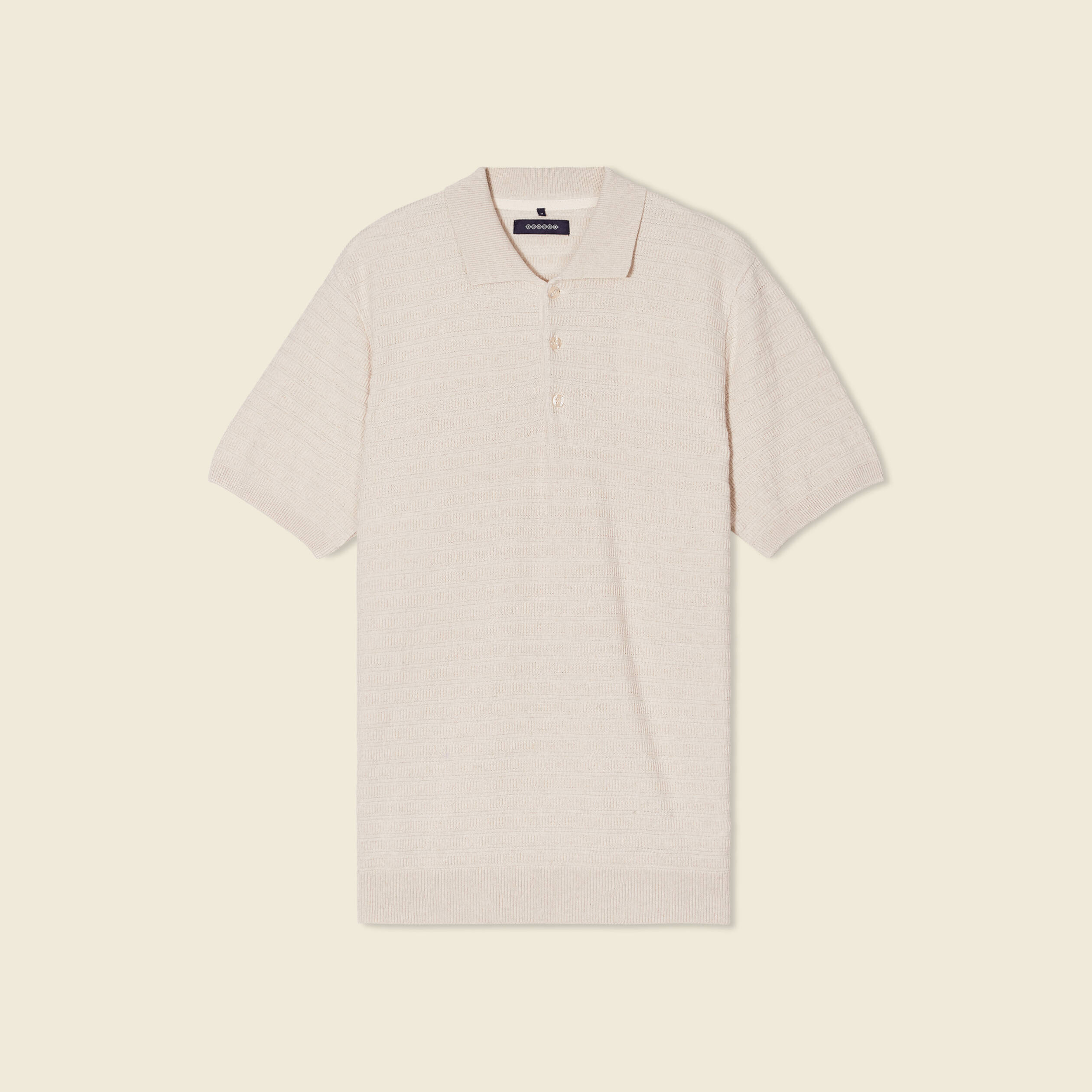 polo manches courtes ecru homme Polo manches courtes ecru homme