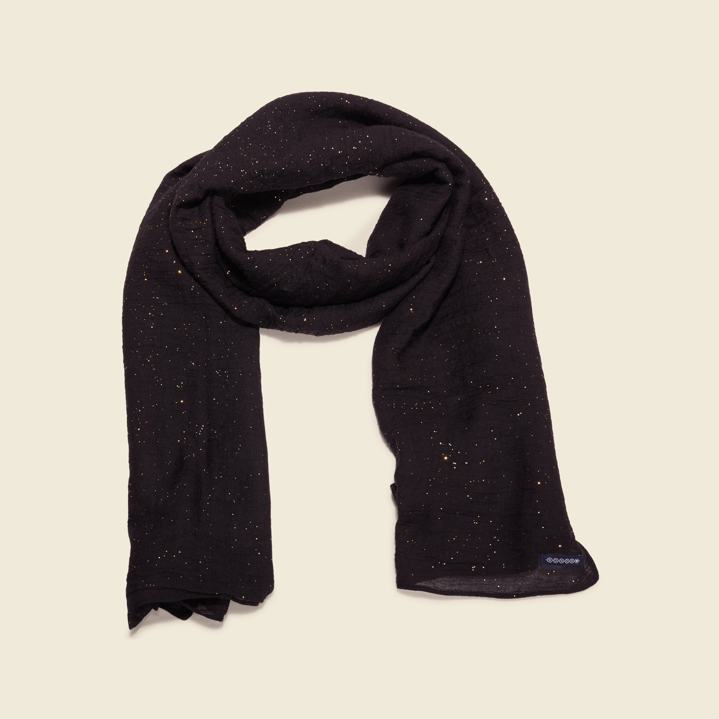 Foulard noir femme
