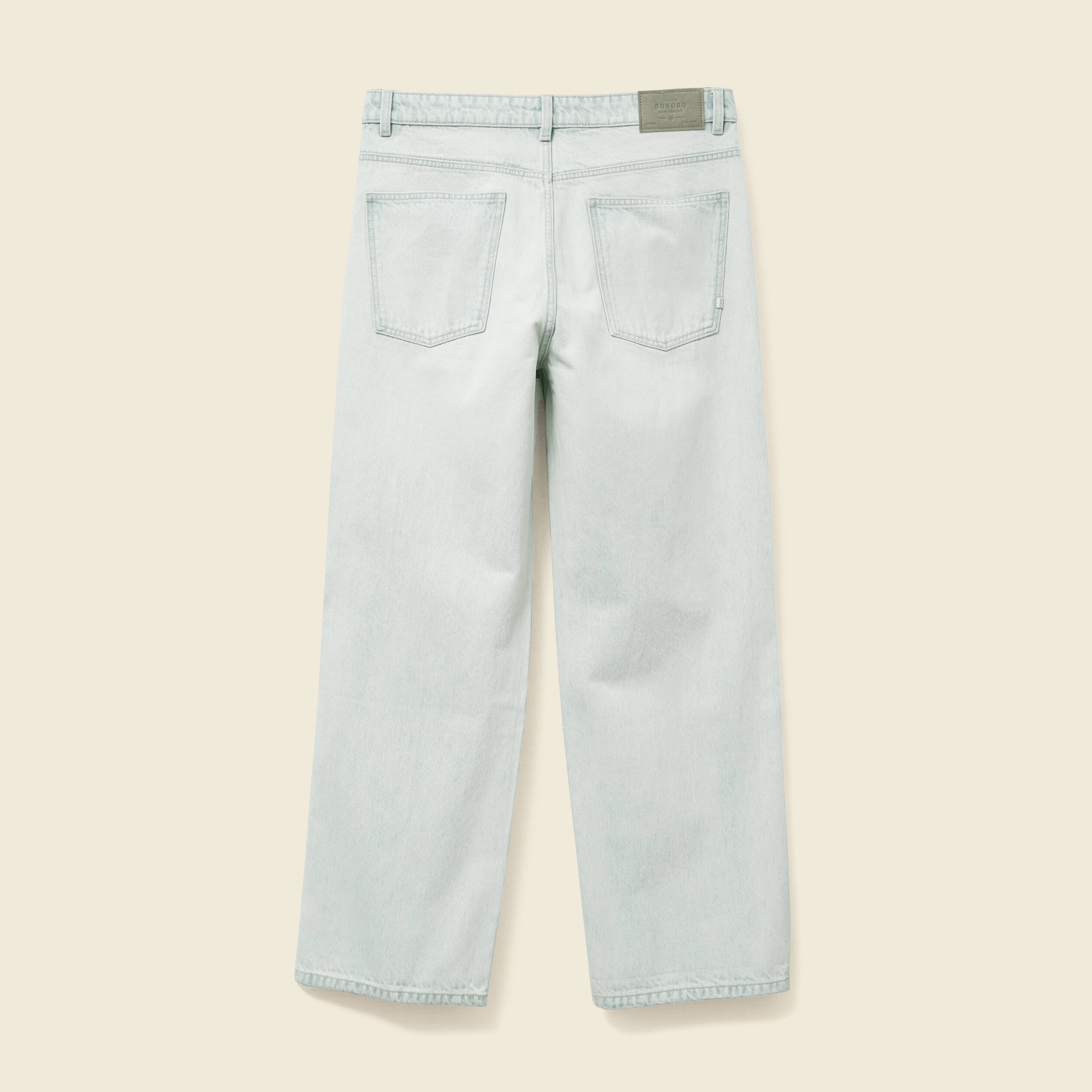 jeans large 5 poches bleu ciel homme Jeans large 5 poches bleu ciel homme
