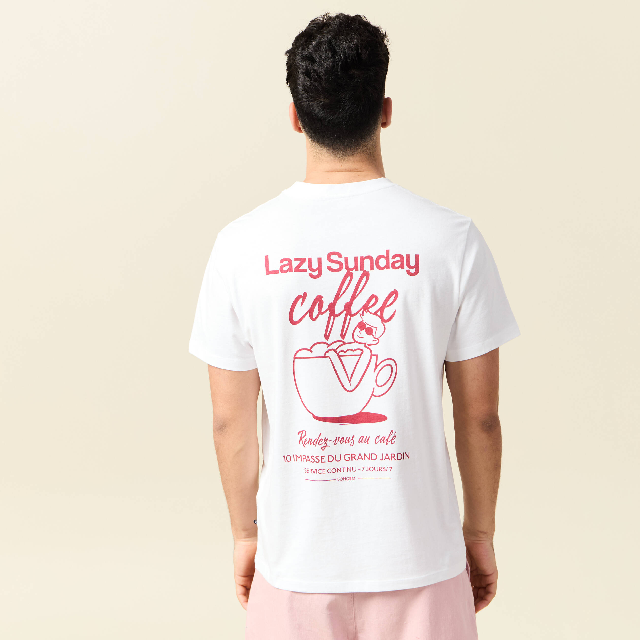 t shirt manches courtes blanc homme T-shirt manches courtes blanc homme