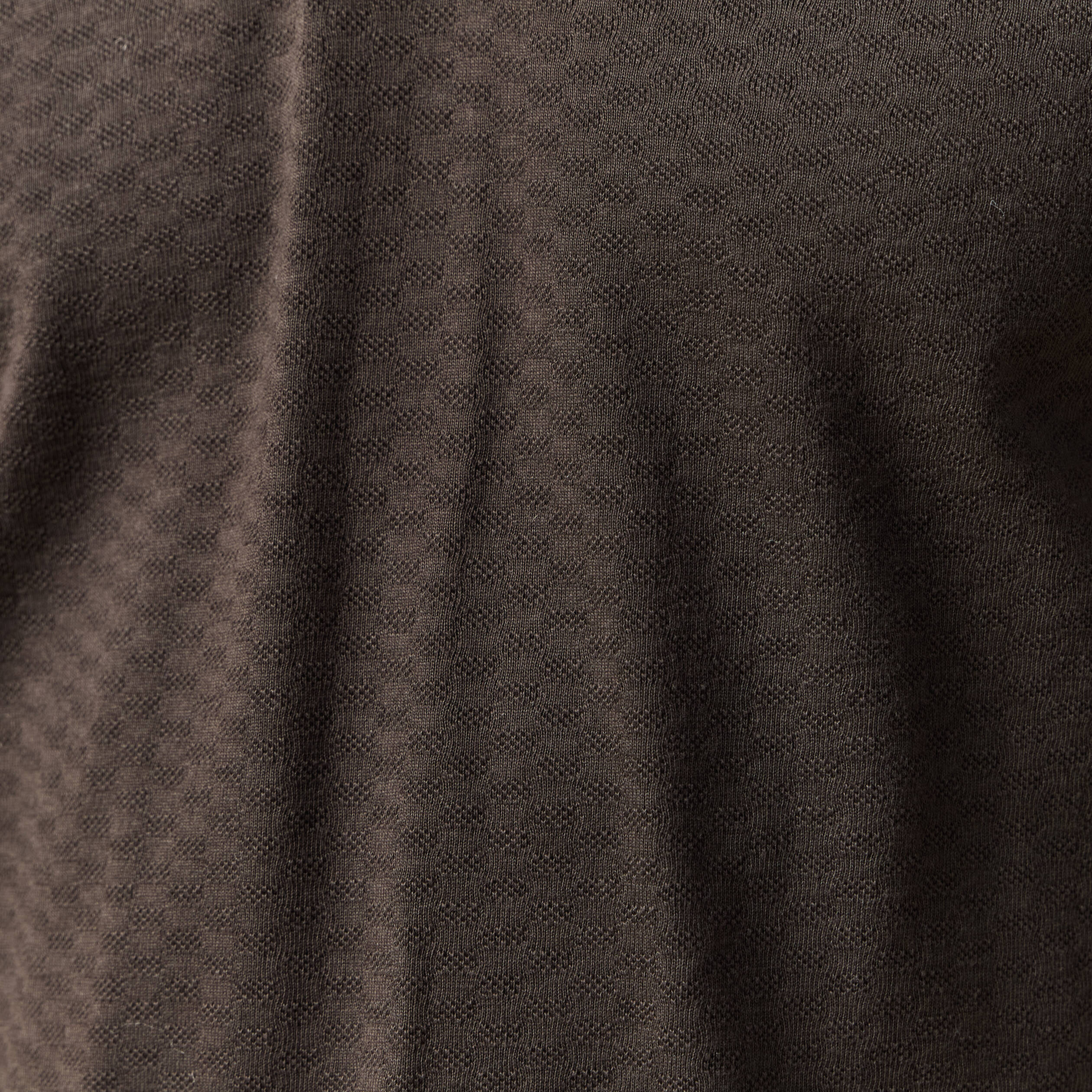 Polo cintr&eacute; en coton manches courtes gris fonc&eacute; homme
