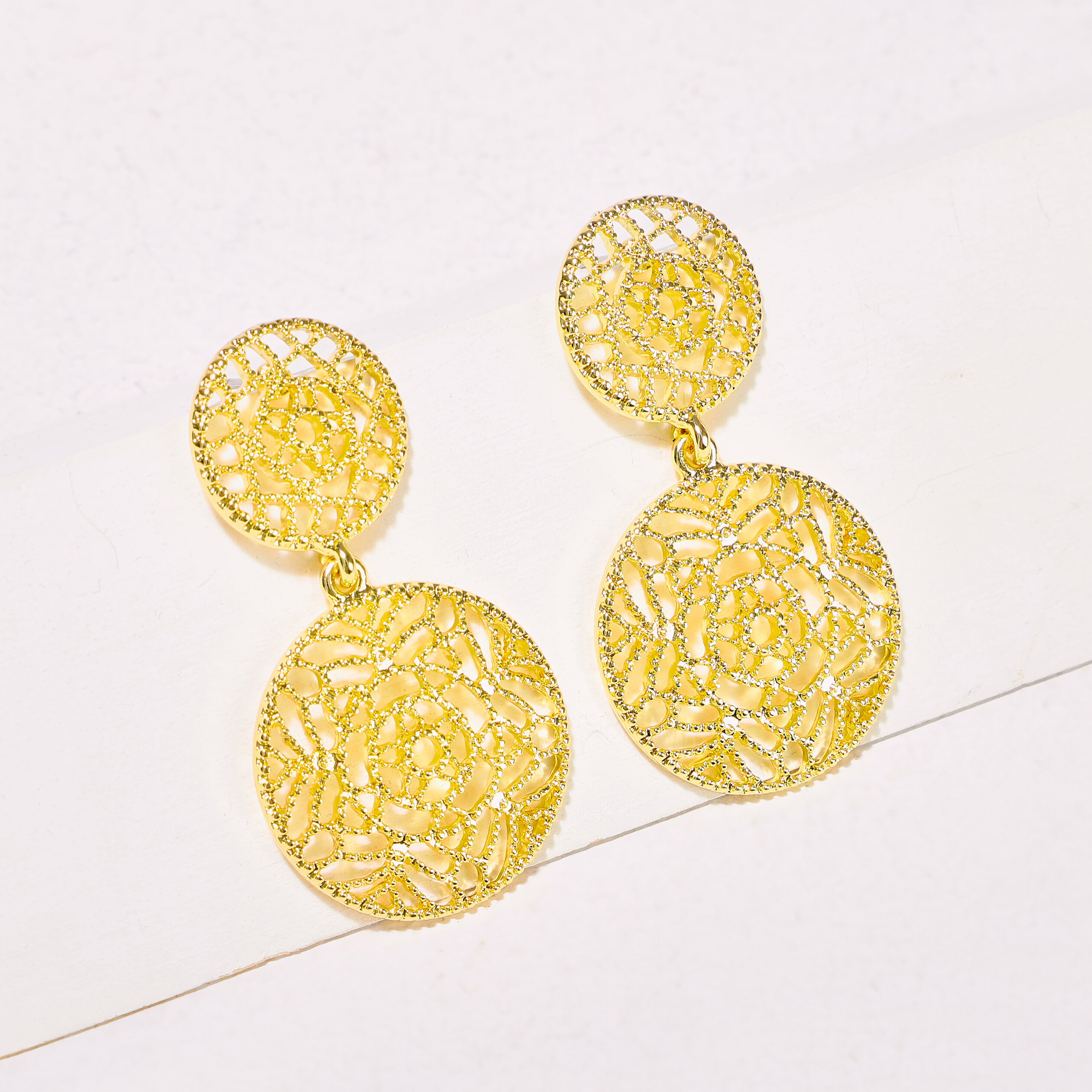 Boucles D'oreilles Pendantes Vert Quartz & Rose Topaze - Argenté, Pour Mariage Ou Soirée