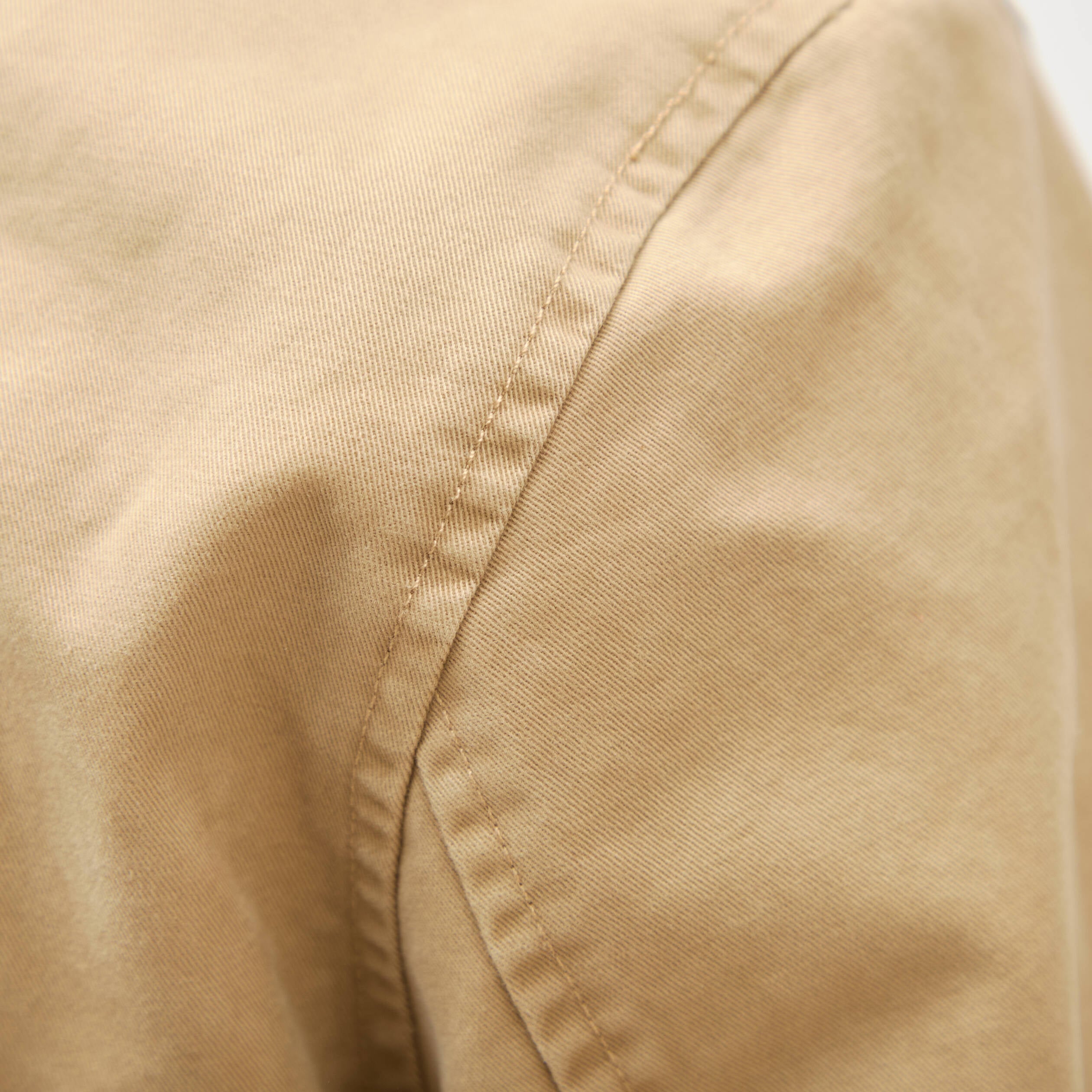 Veste col montant manches longues beige homme