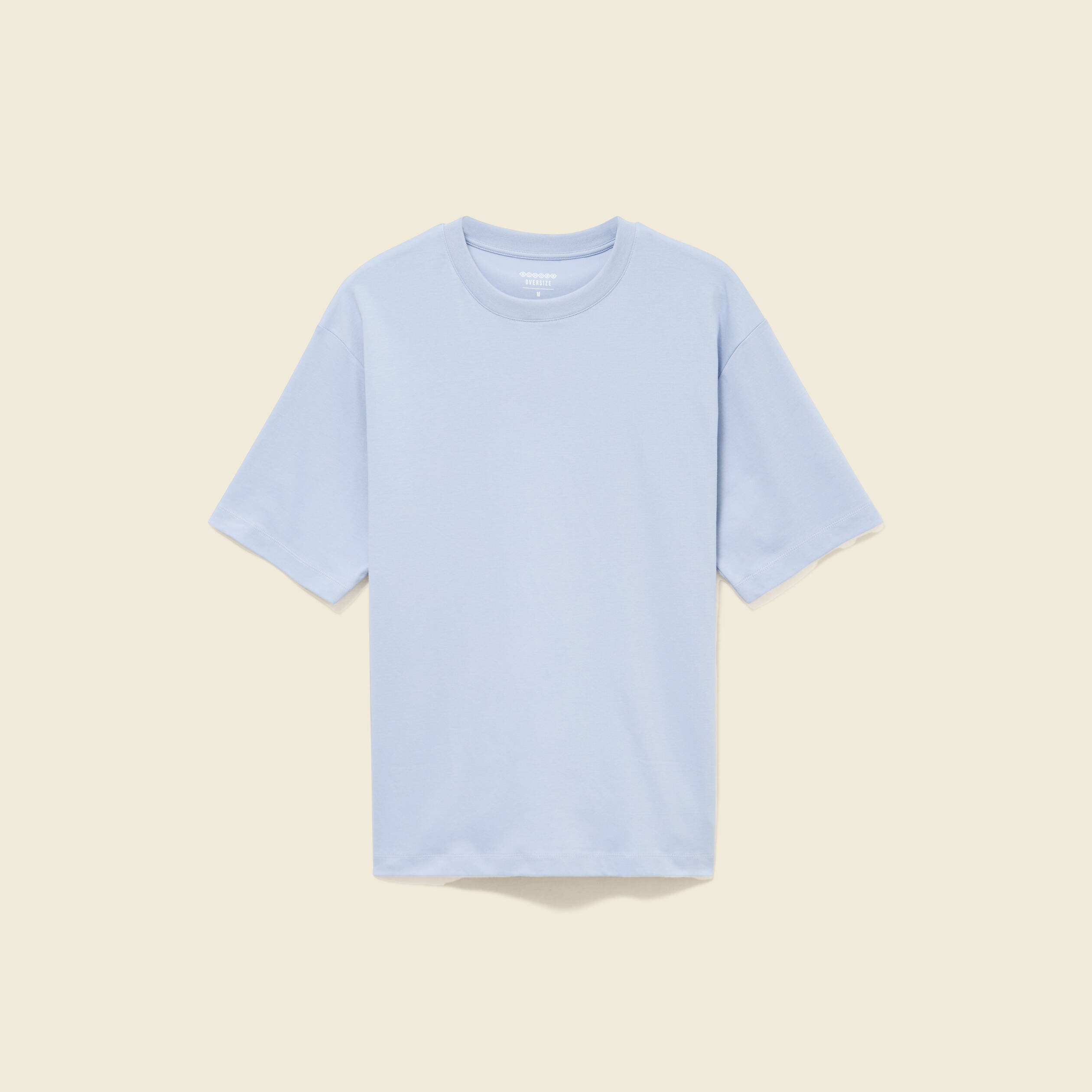 T-shirt manches courtes bleu gris homme