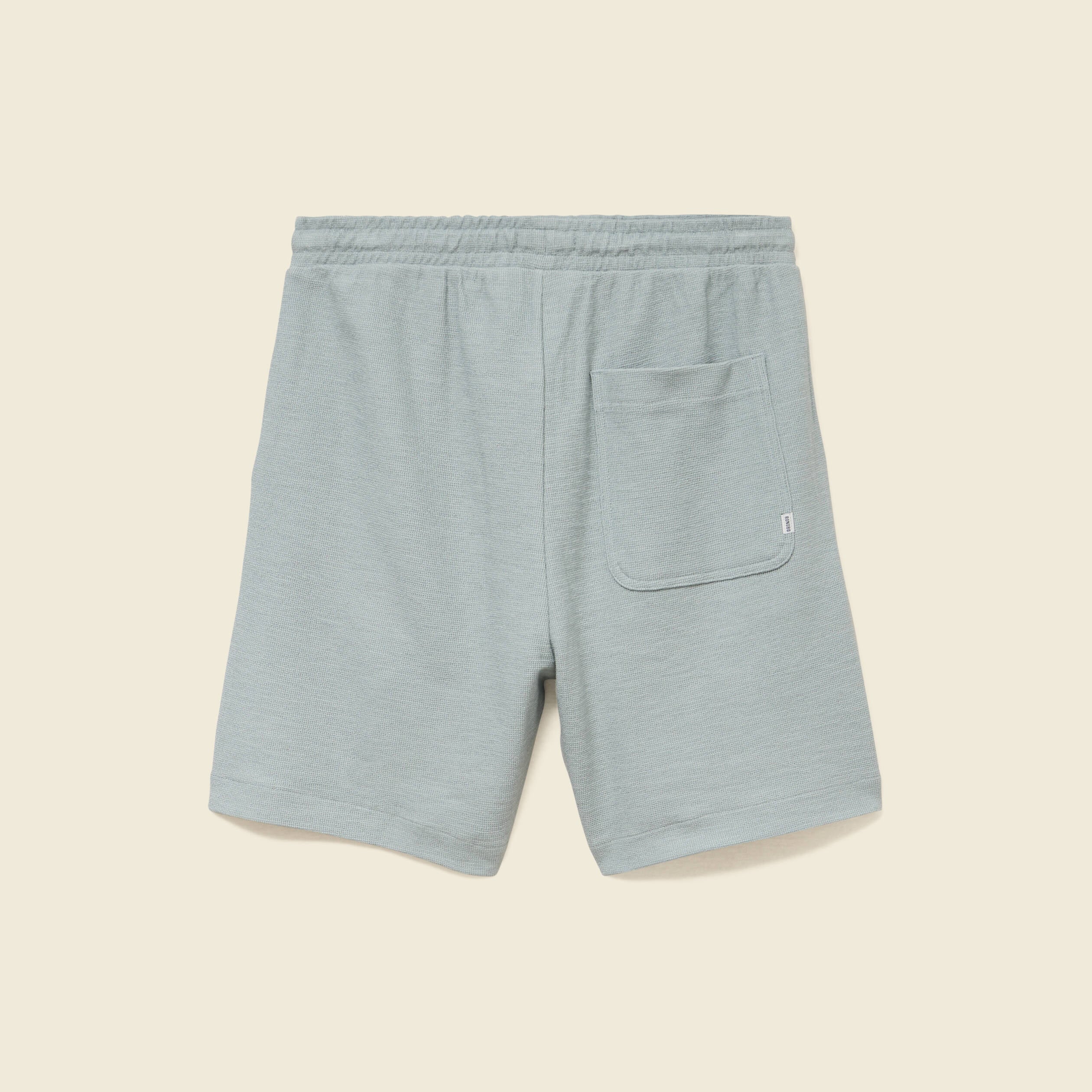 Short droit avec cordon vert clair homme
