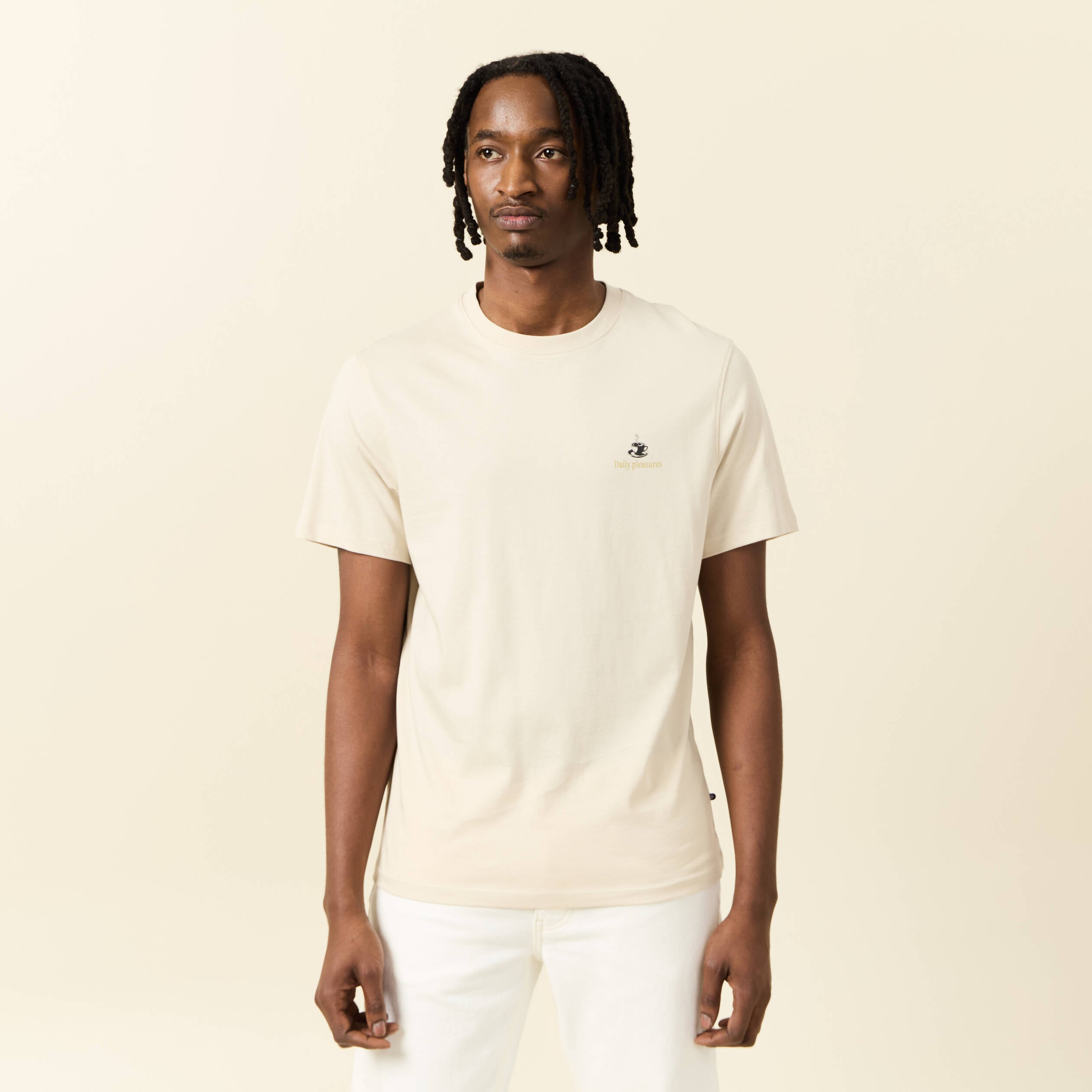 T-shirt manches courtes sable homme