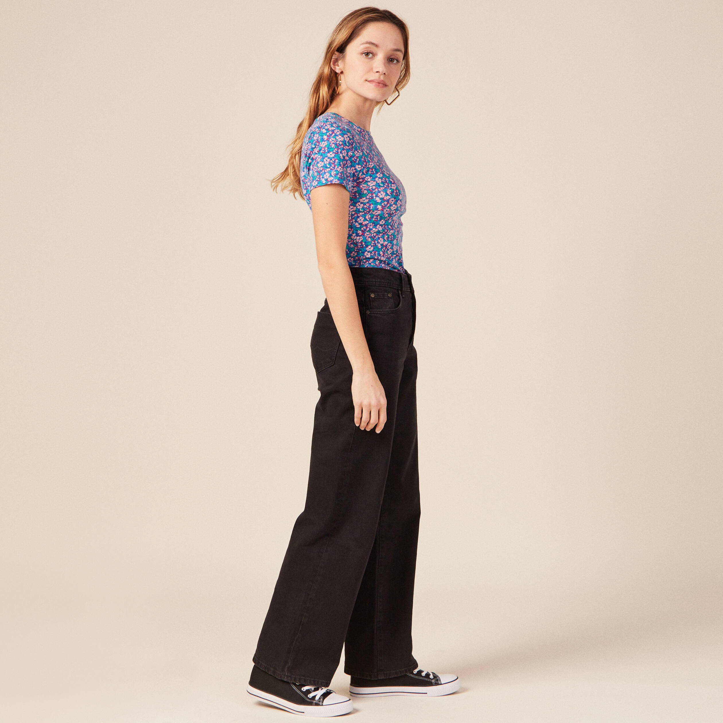 t shirt manches courtes bleu femme T-shirt manches courtes bleu femme