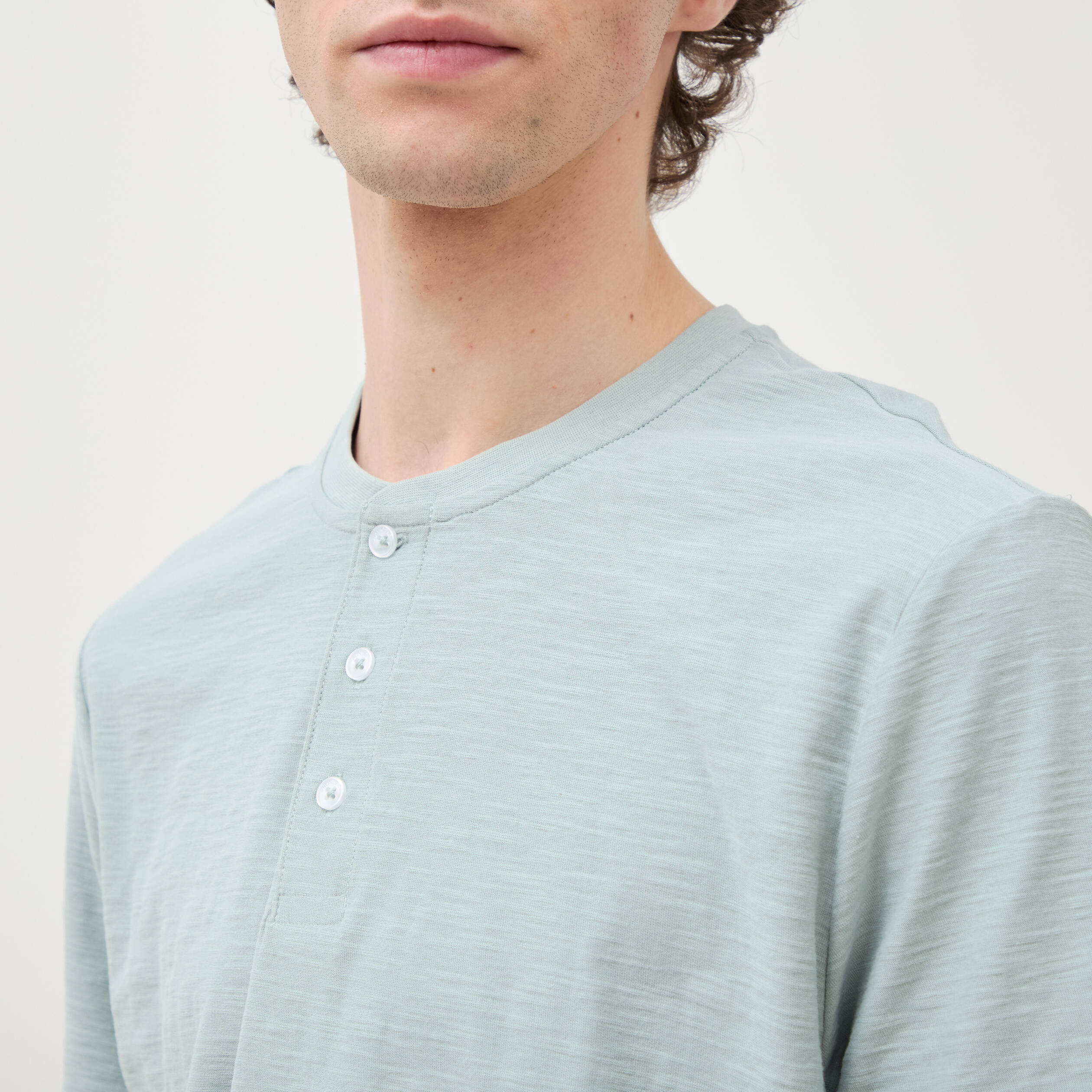 T-shirt manches courtes vert clair homme