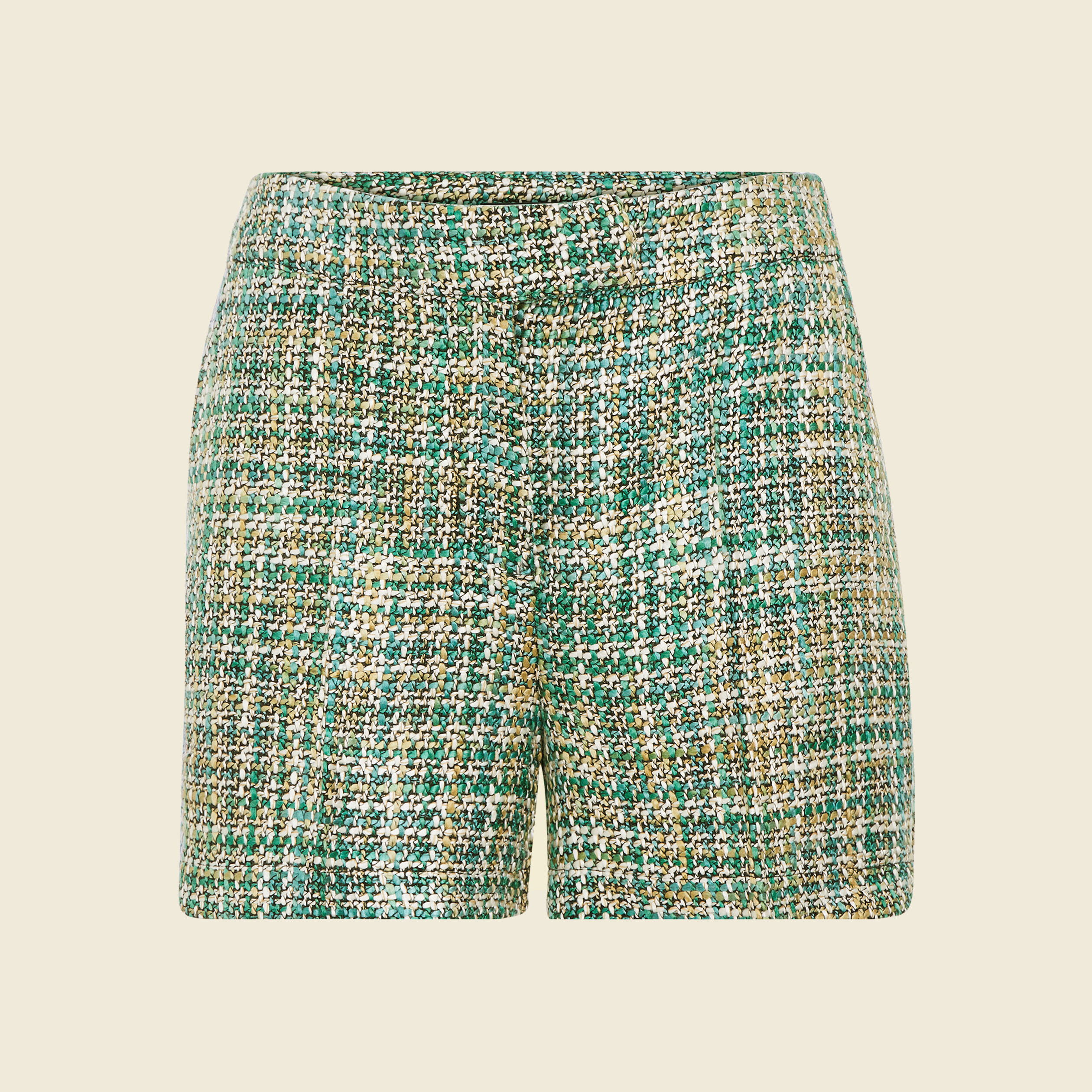 short droit vert menthe femme Short droit vert menthe femme