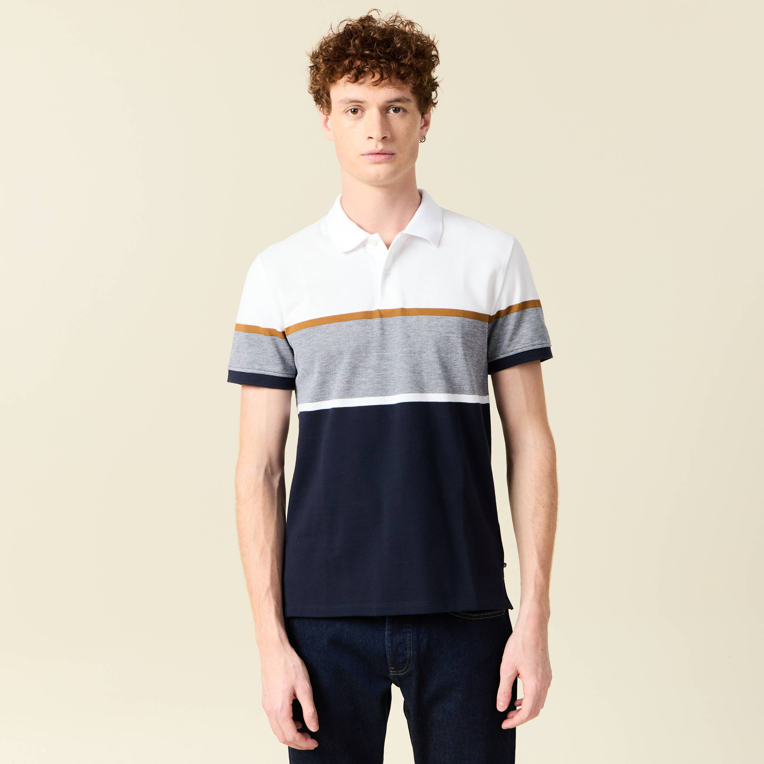 polo manches courtes blanc homme Polo manches courtes blanc homme