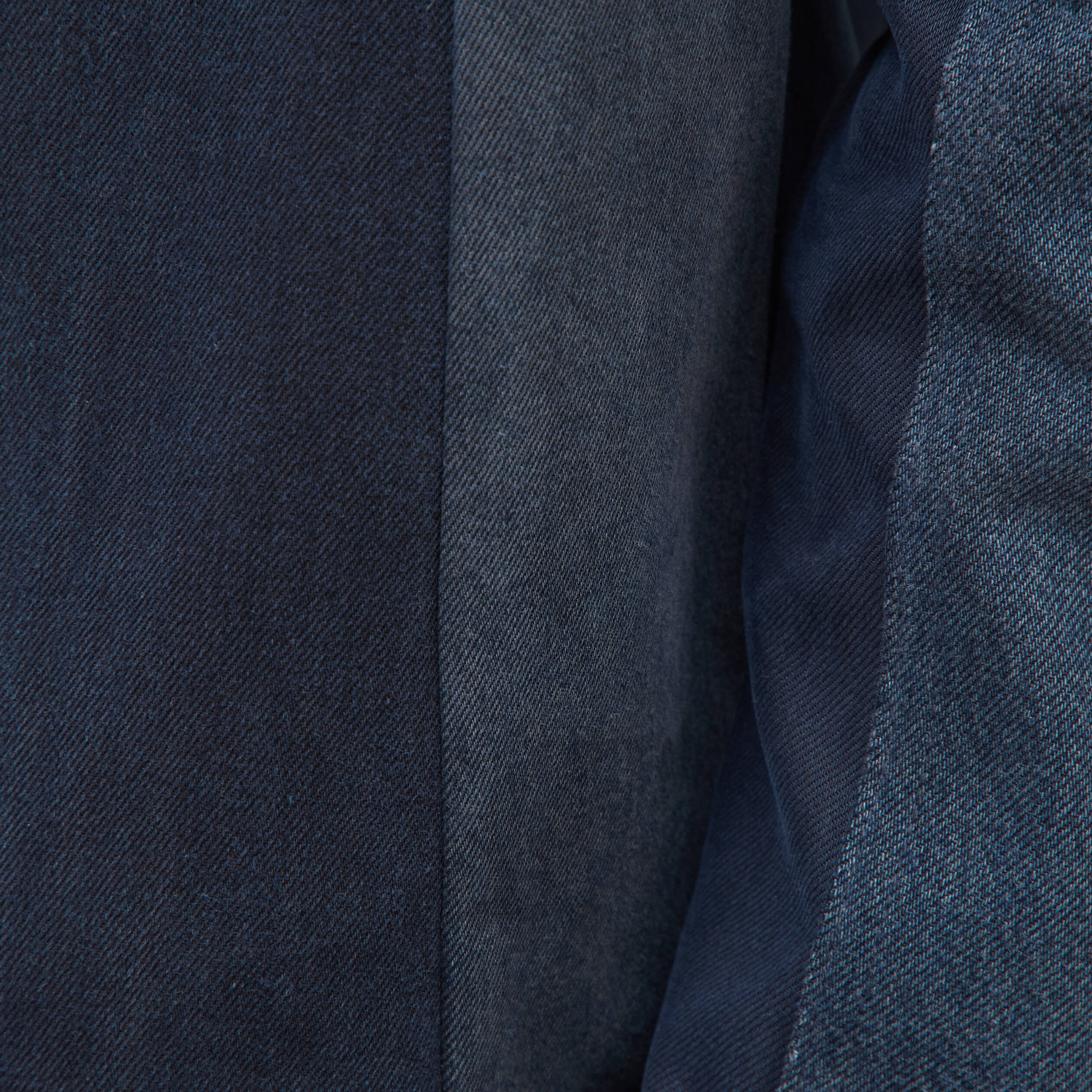Surchemise droite manches longues denim brut homme